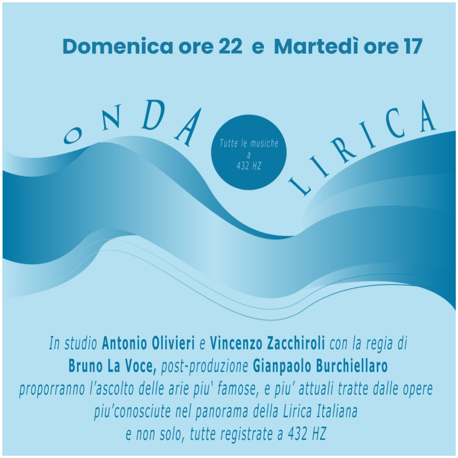 Onda Lirica in studio Vincenzo Zacchiroli e Antonio Olivieri 29 Marzo 2026