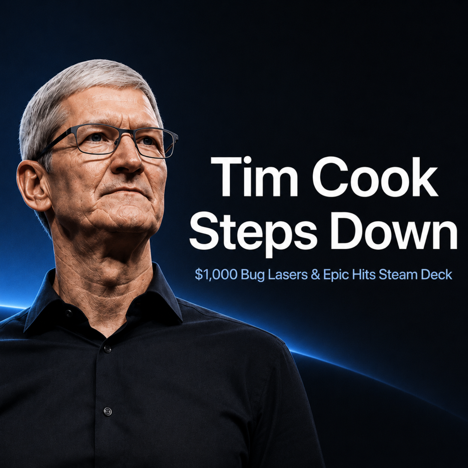 Tim Cook Steps Down, $1,000 Bug Lasers & Epic Hits Steam Deck