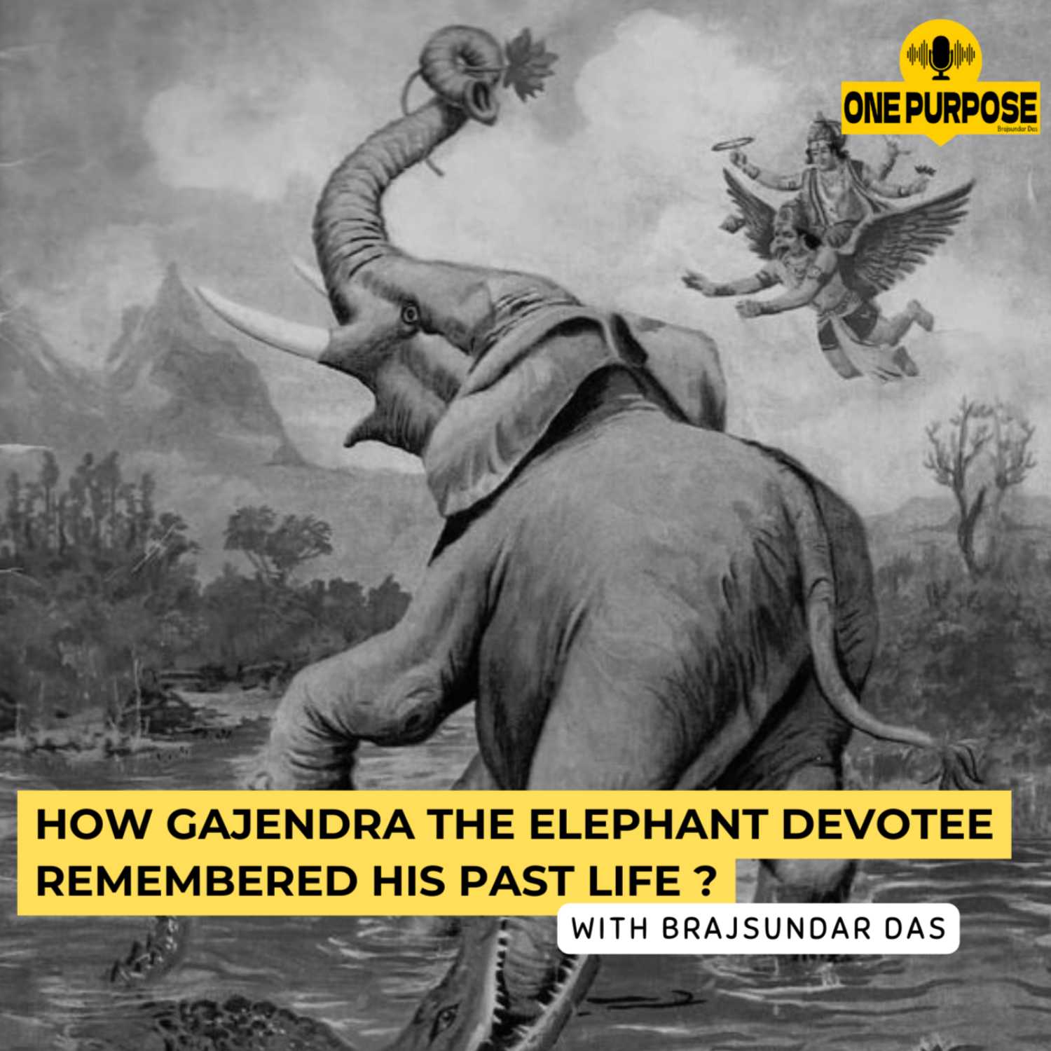 How Gajendra the Elephant devotee remembered his past life? |  Brajsundar Das