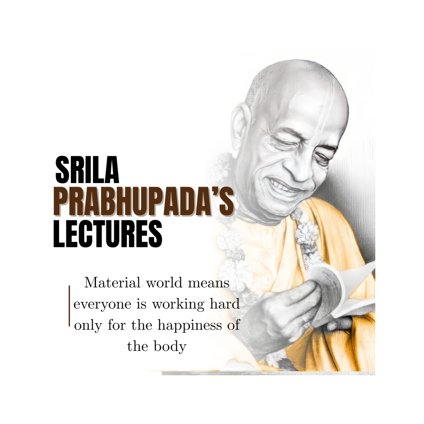 Srila Prabhupada Lectures | Material world means everyone is working hard only for the happiness of the body | Srimad Bhagavatam 1-2-6 | Hyderabad