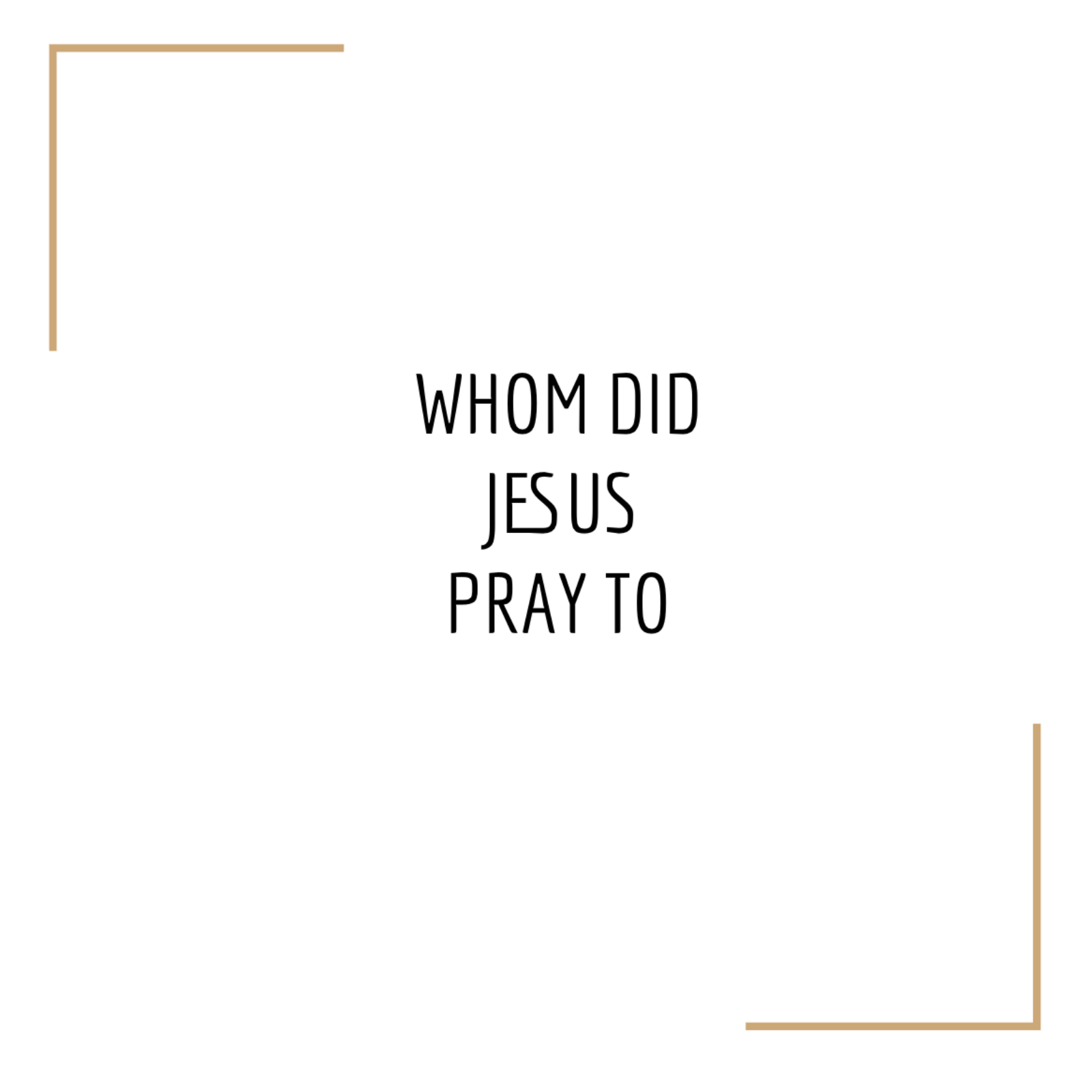 Jesus Alone is God
