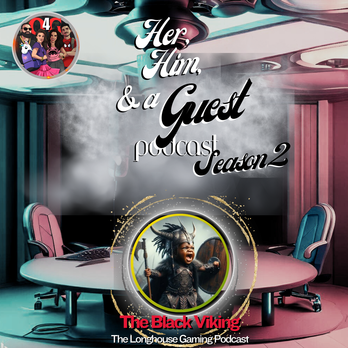 The Black Viking and the Journey to The Longhouse Gaming Podcast - A Her, Him, and a Guest Exclusive