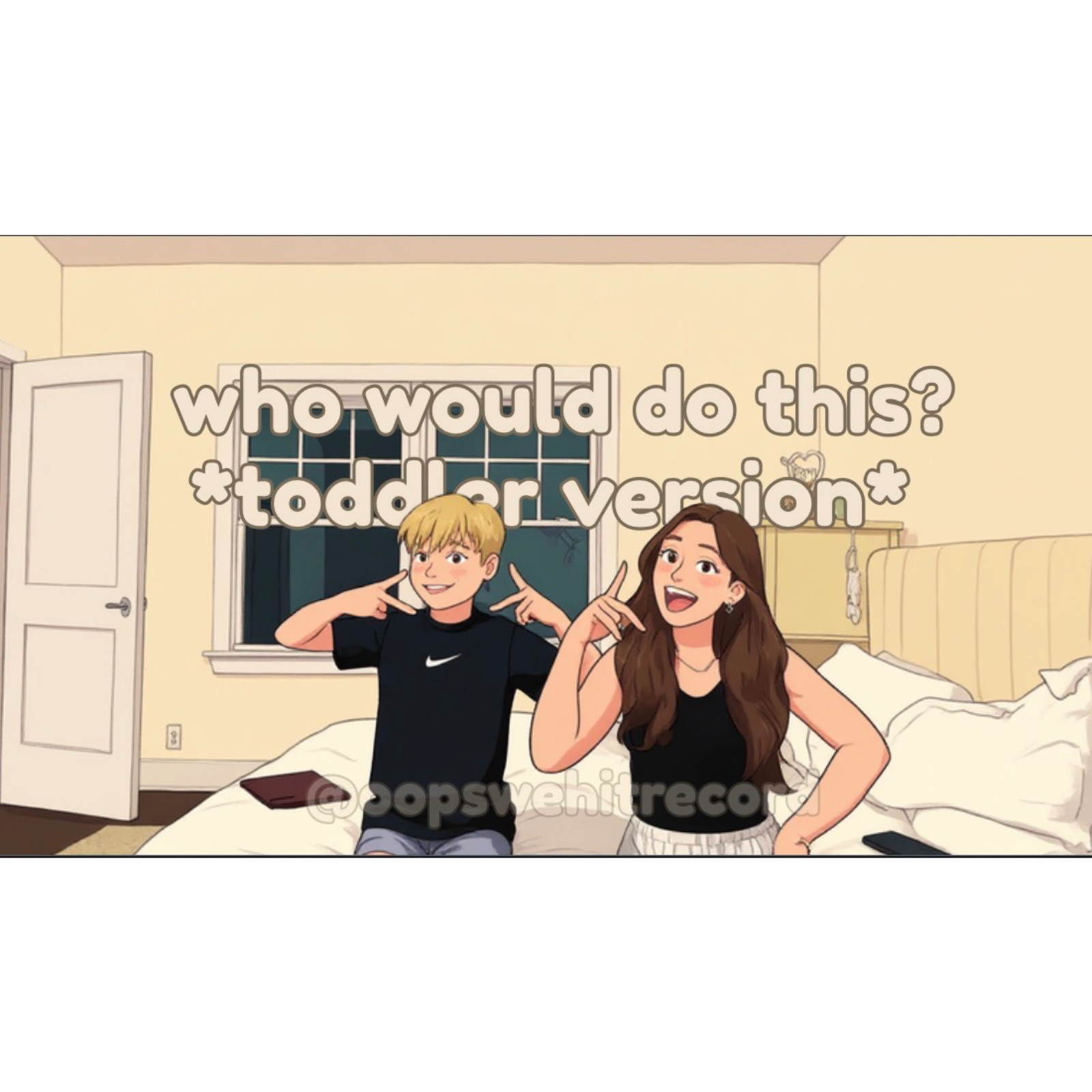 WHO would do this TODDLER VERSION! *pillow fight*🤗🫣🤫
