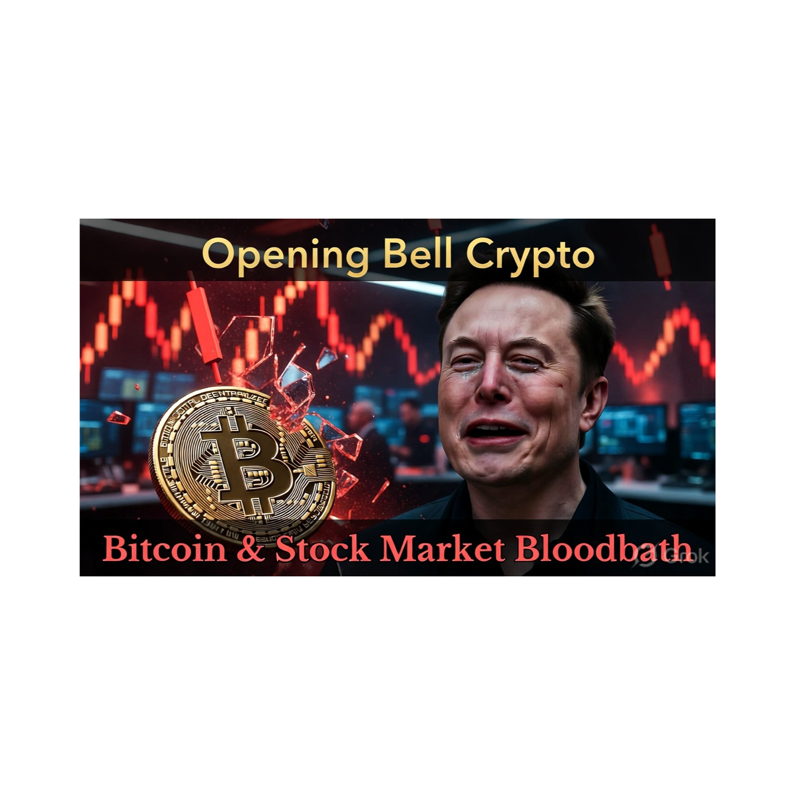Opening Bell Crypto: Bitcoin & Stock Market Bloodbath episode artwork