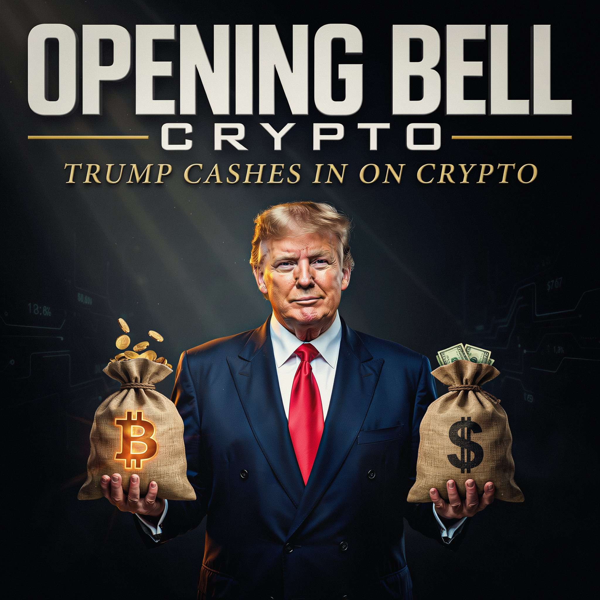 Opening Bell Crypto: Trump Cashes In on Crypto episode artwork
