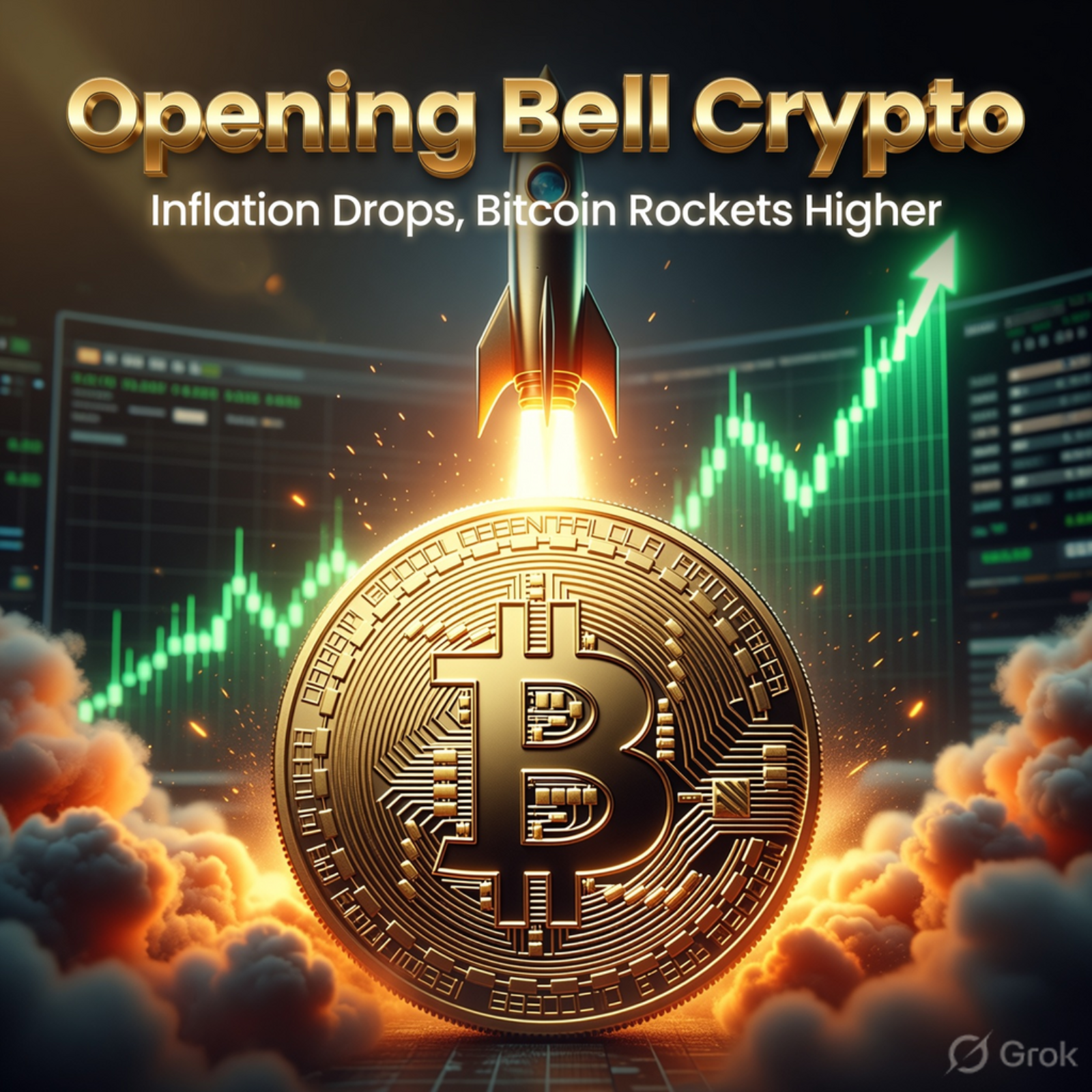 Opening Bell Crypto: Inflation Drops, Bitcoin Rockets Higher episode artwork