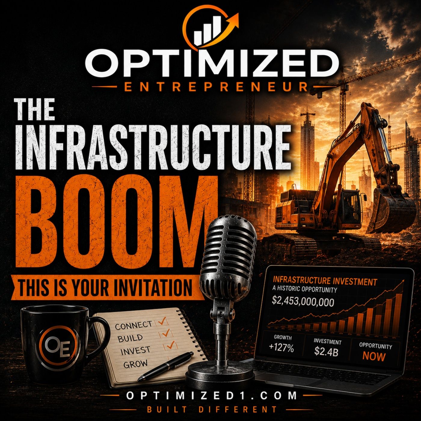 OPTIMIZED ENTREPRENEUR THE INFRASTRUCTURE BOOM episode artwork