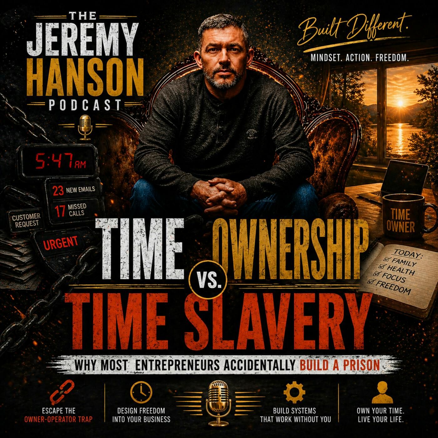 166 - "Time Ownership vs. Time Slavery: Why Most Entrepreneurs Accidentally Build a Prison" episode artwork