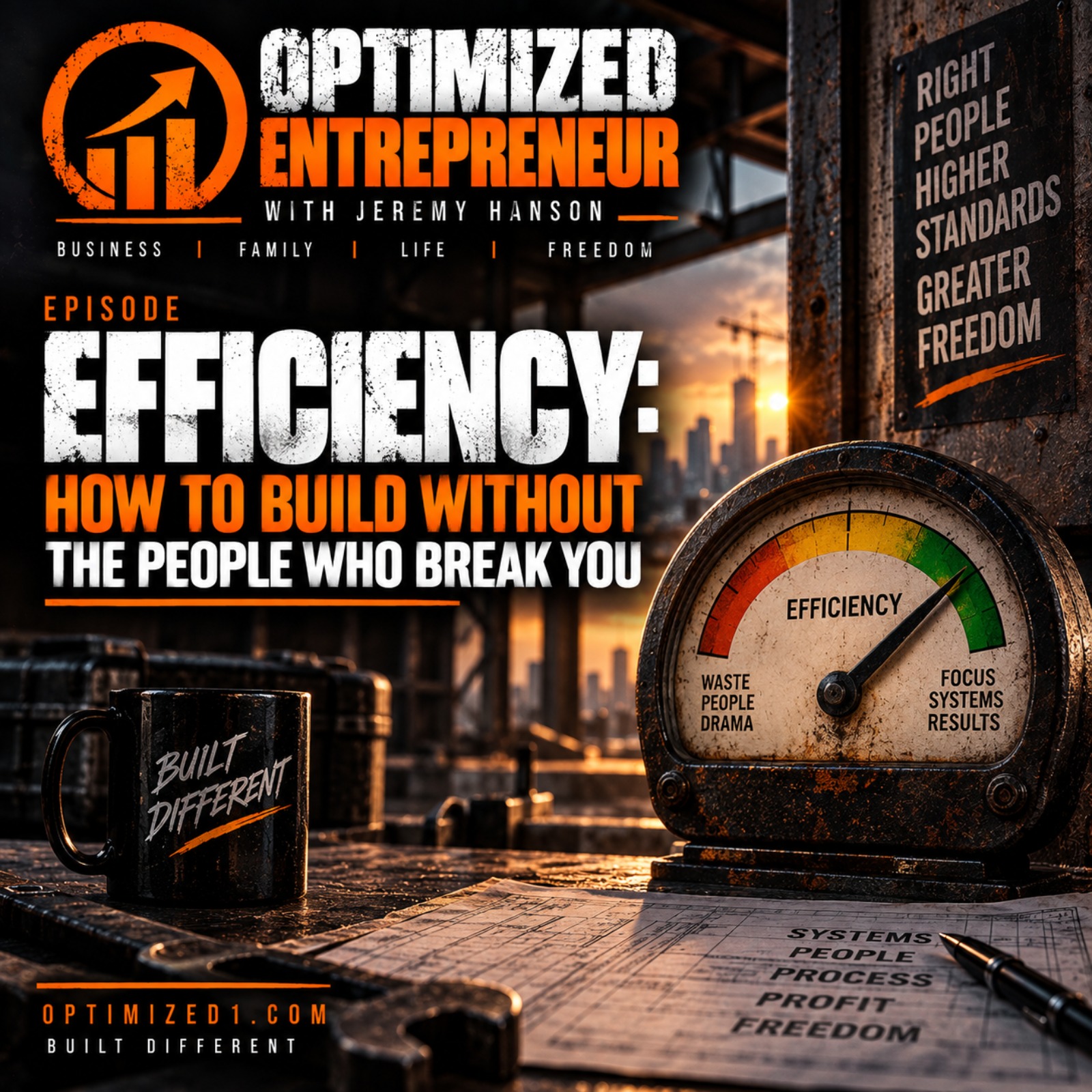 Efficiency: How to Build Without the People Who Break You — The Jeremy Hanson Podcast