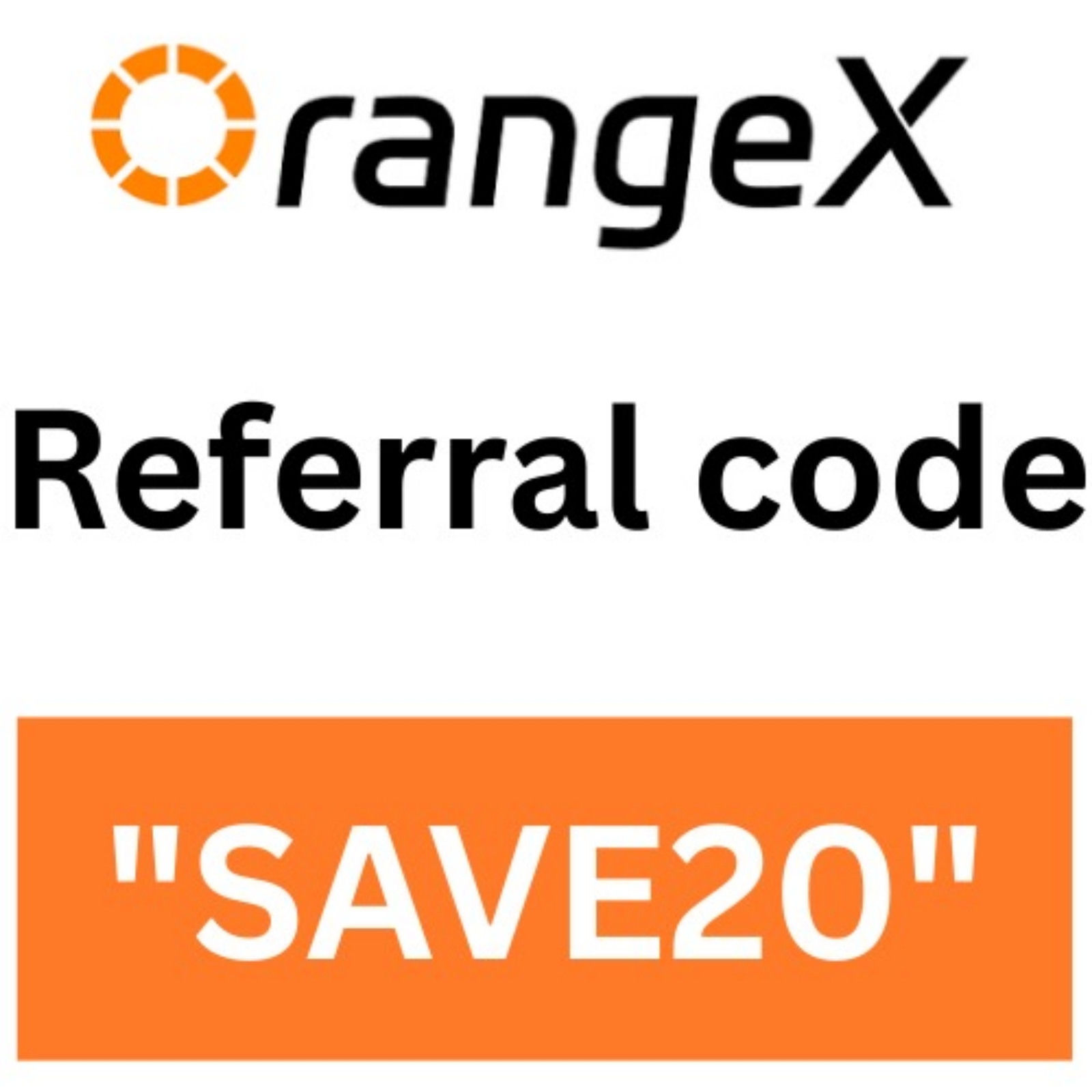 OrangeX Referral Code SAVE20 – Get 30% Rebate on Trading Fees cover art