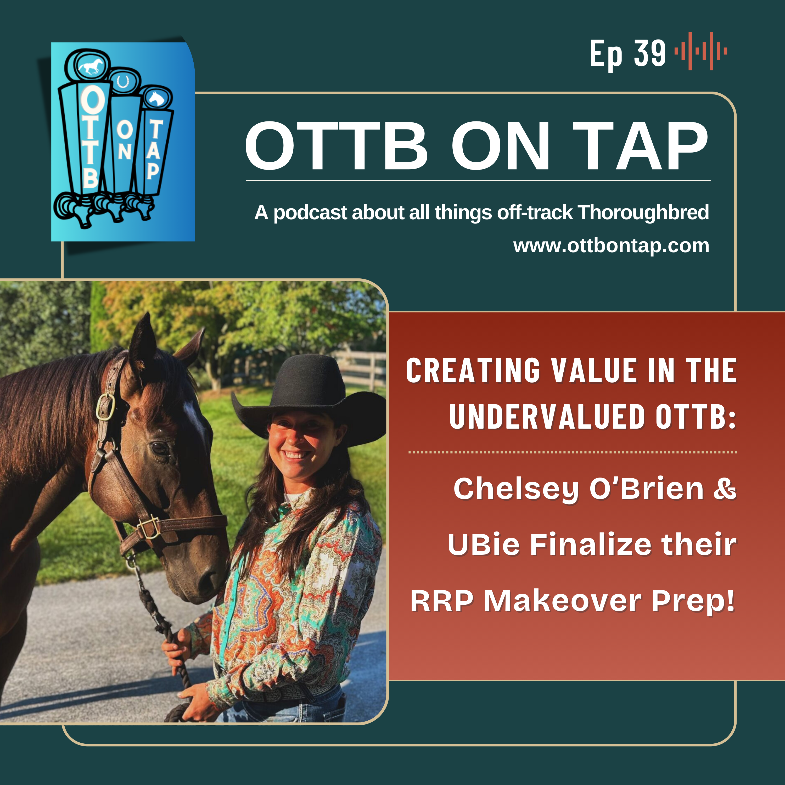 Ep 39: Creating Value in the Undervalued OTTB: Chelsey O’Brien & UBie Finalize their RRP Makeover Prep!