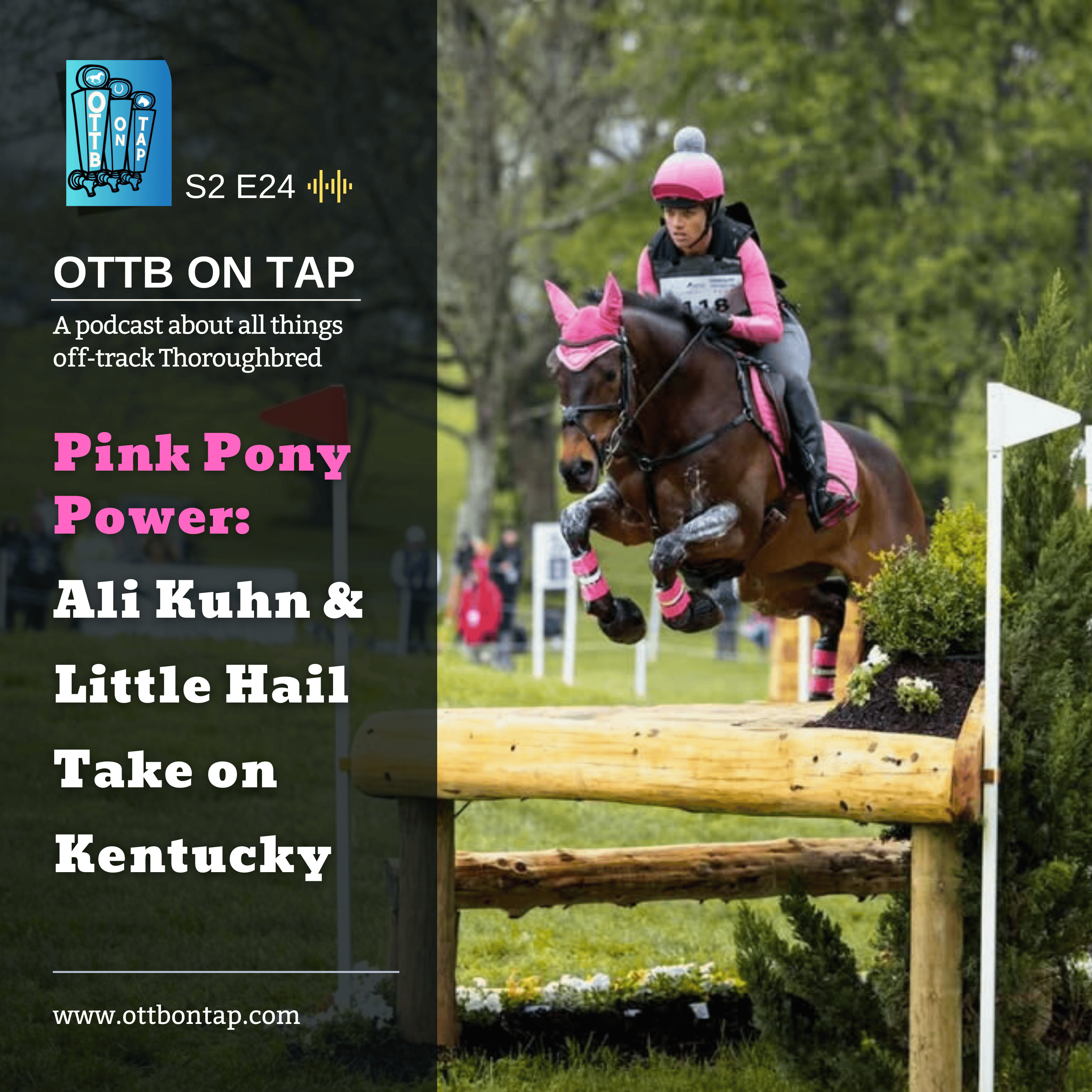 S2 E24: Pink Pony Power: Ali Kuhn & OTTB Little Hail Take on Kentucky