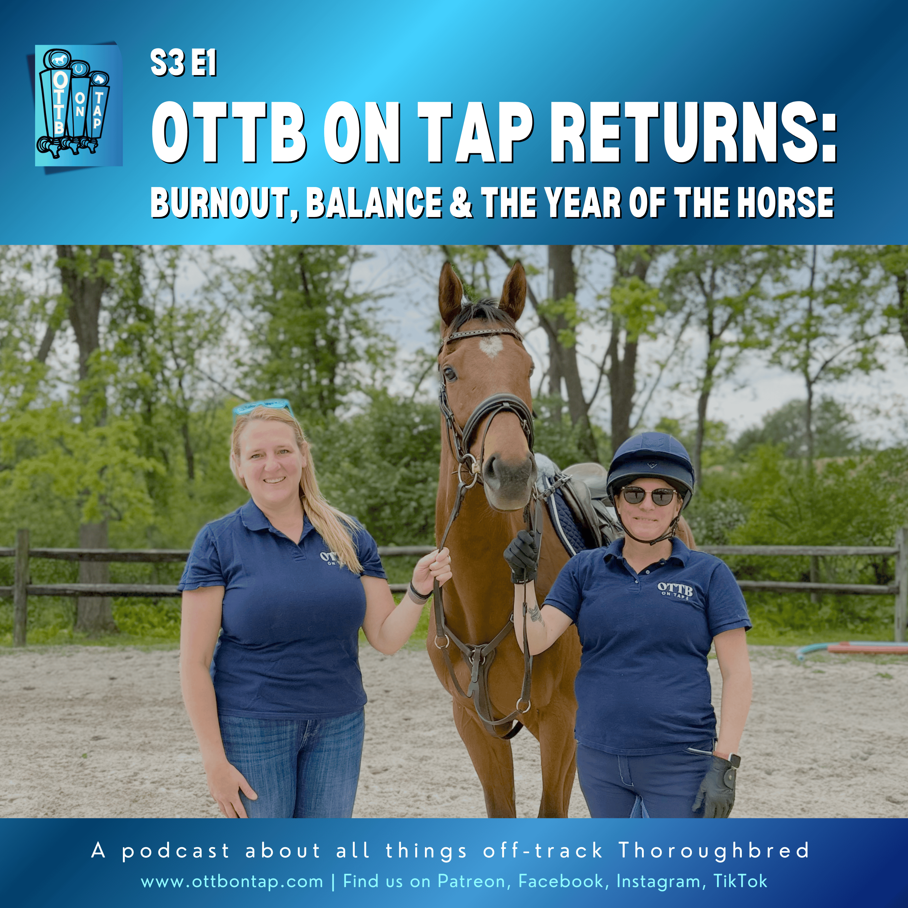 S3 E1: OTTB on Tap Returns: Burnout, Balance & the Year of the Horse