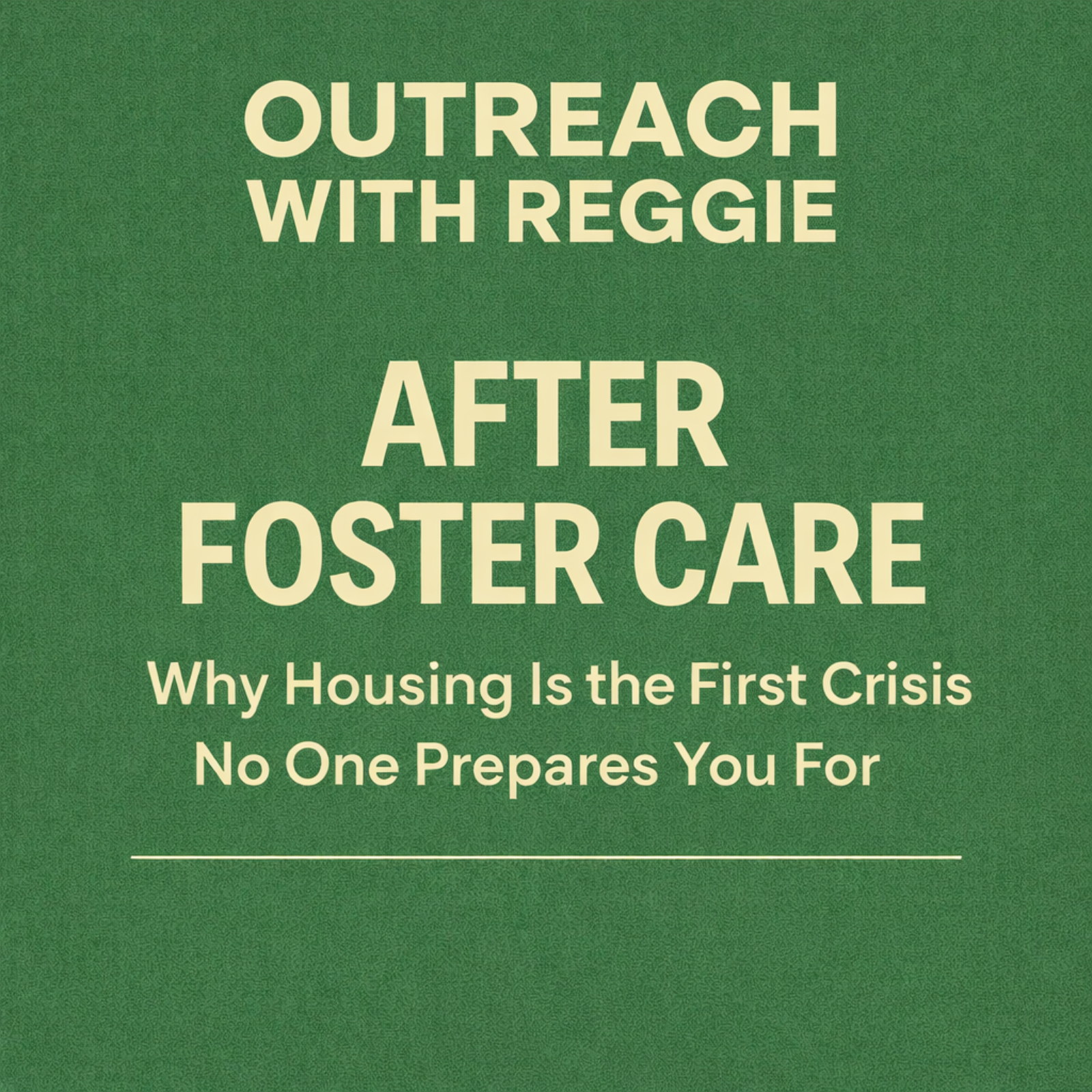 Outreach With Reggie