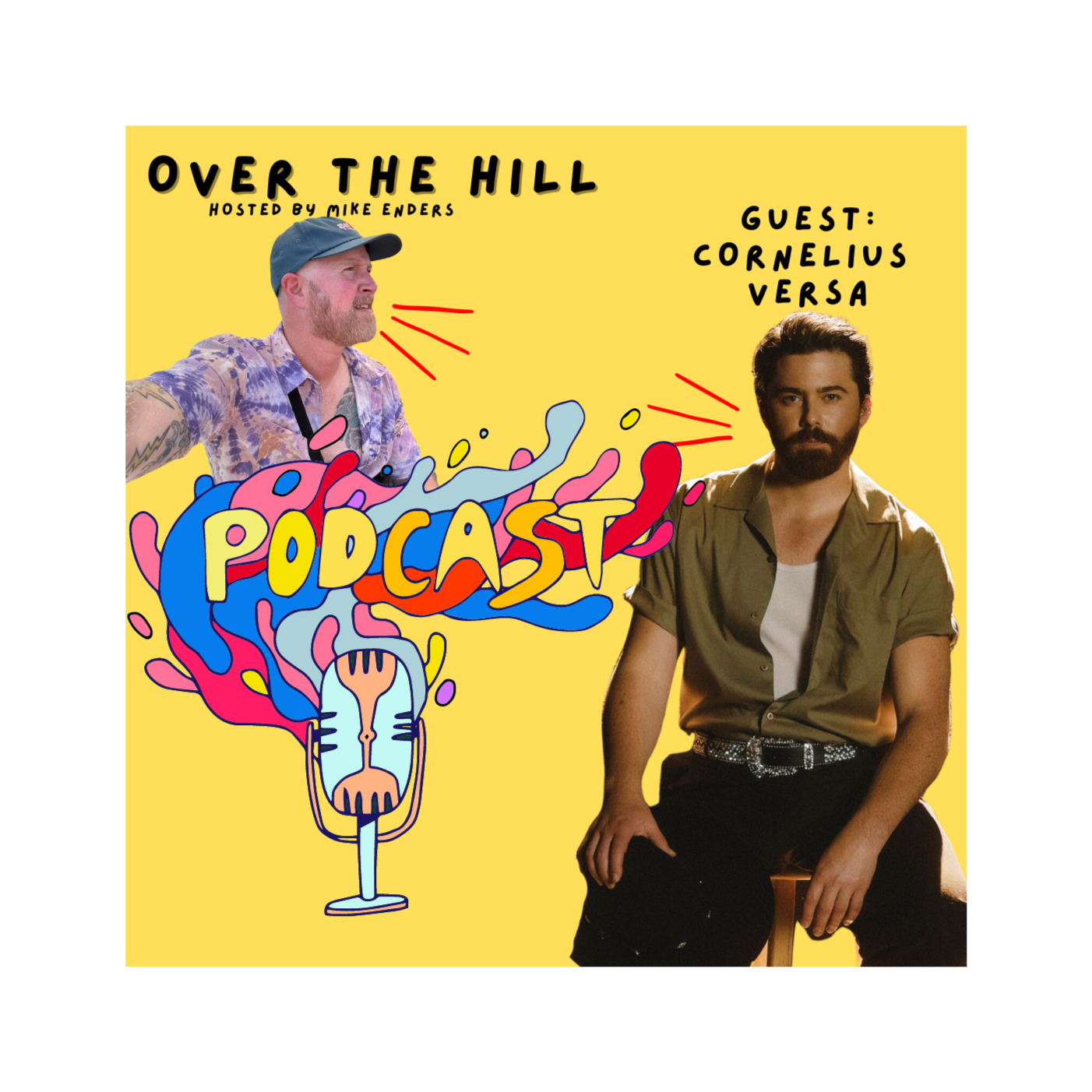 Over the Hill Podcast Hosted by Mike Enders Ep 5 - Guest Gay Country Musician Cornelius Versa