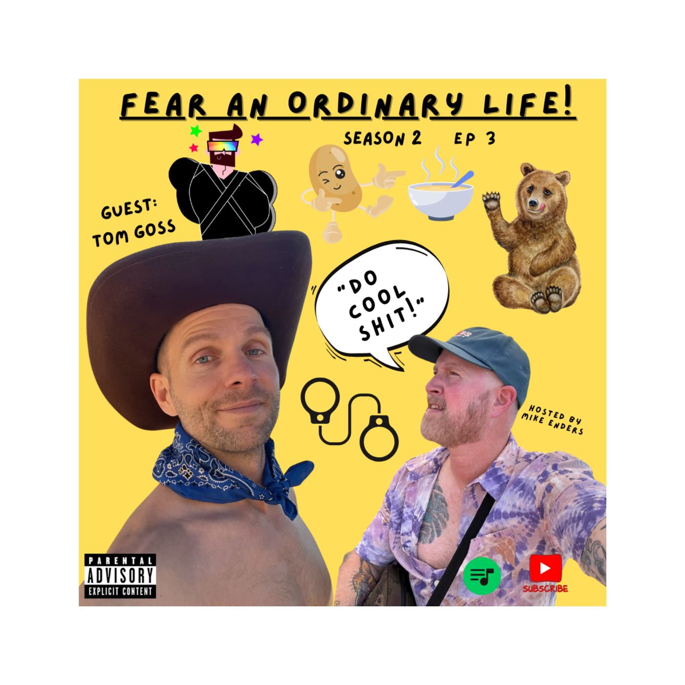 S2 E3 Guest Tom Goss, Kink Pressure, Bear Hugs, Wholesome Brand