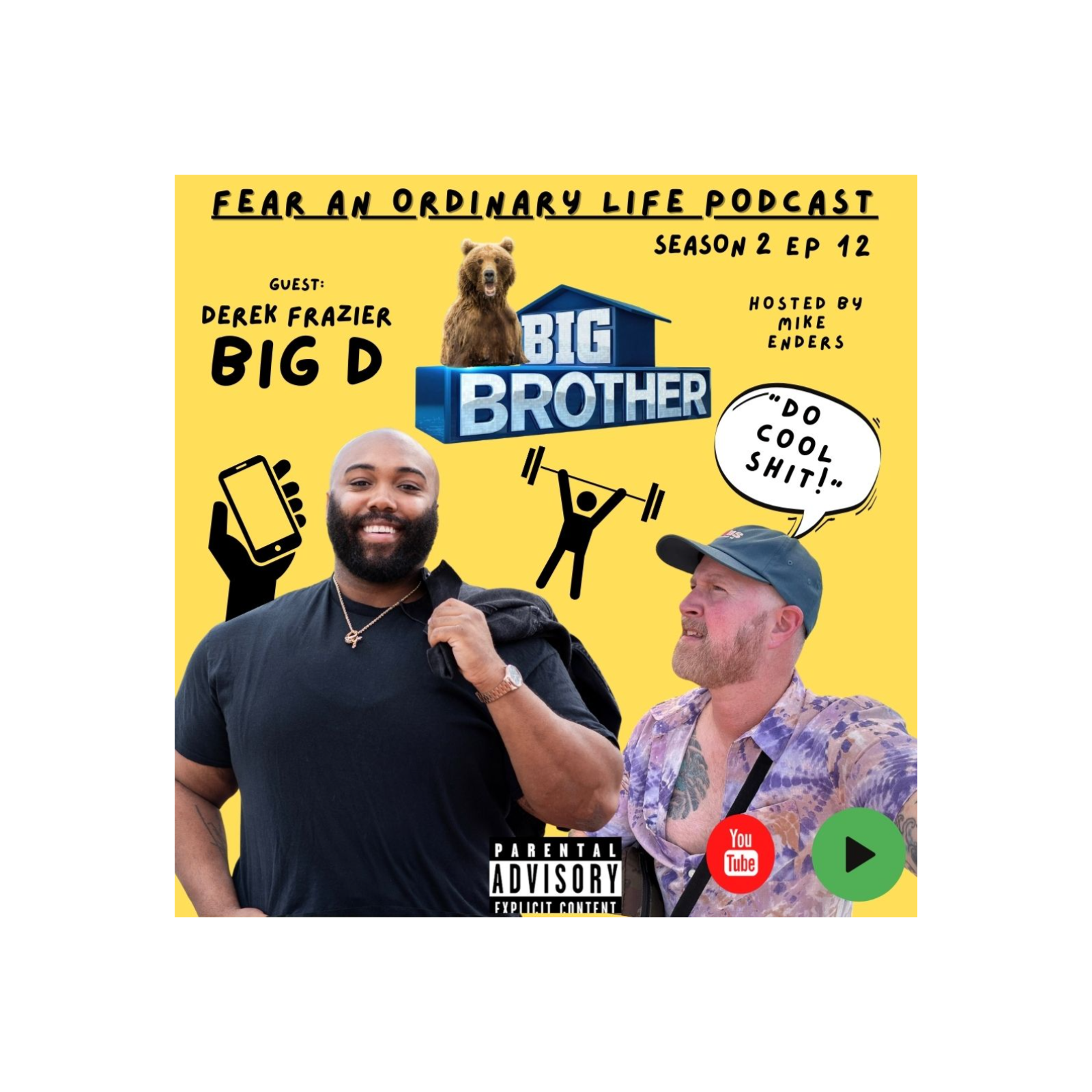 S2E12 Big Brother's Derek Frazier "Big D", Weight Loss, Dating Apps, Bear Diversity episode artwork