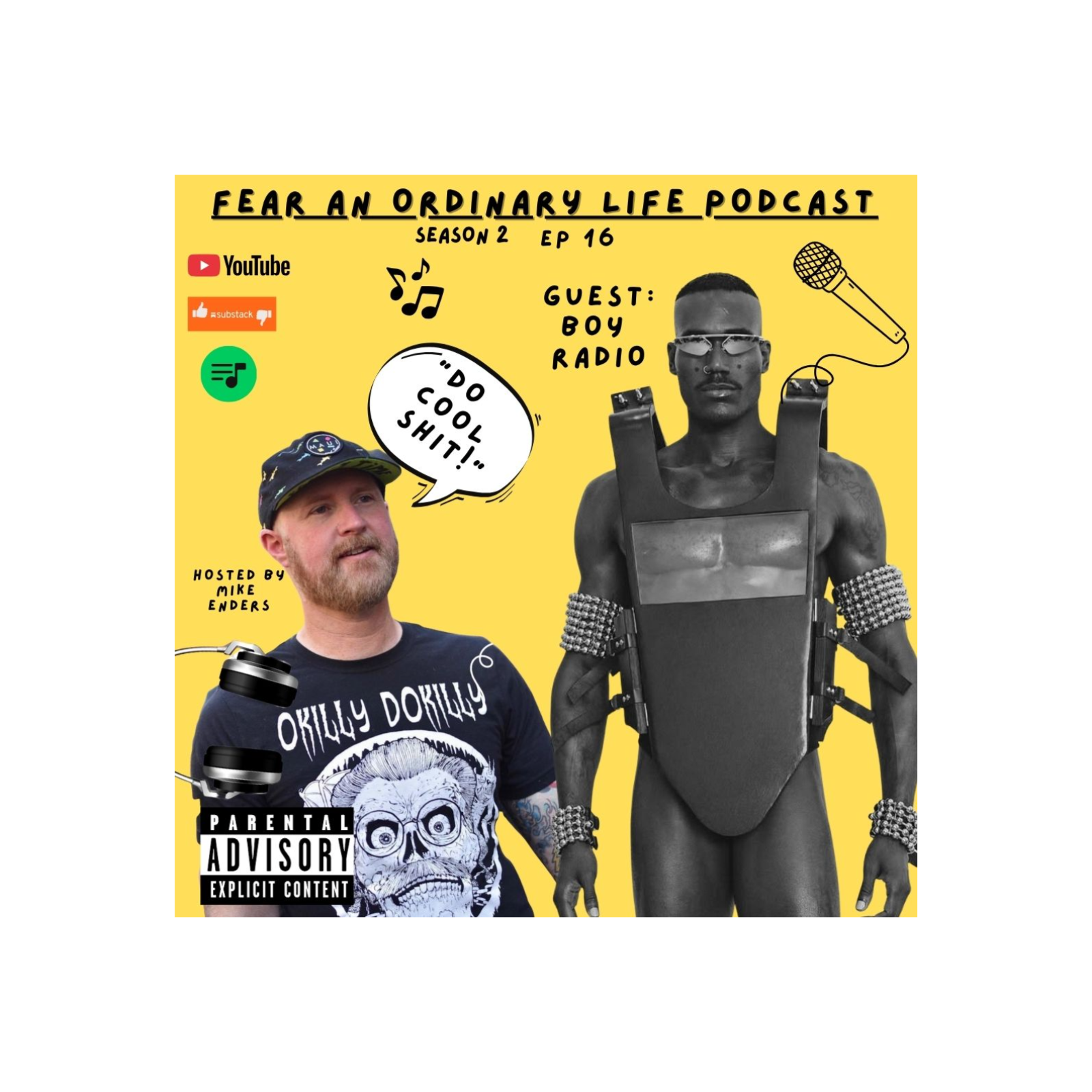 Musician/Artist BOY RADIO, "Himbo-ism", "Daddy Shorts", Who the F Do you think you are!?! Live Shows episode artwork