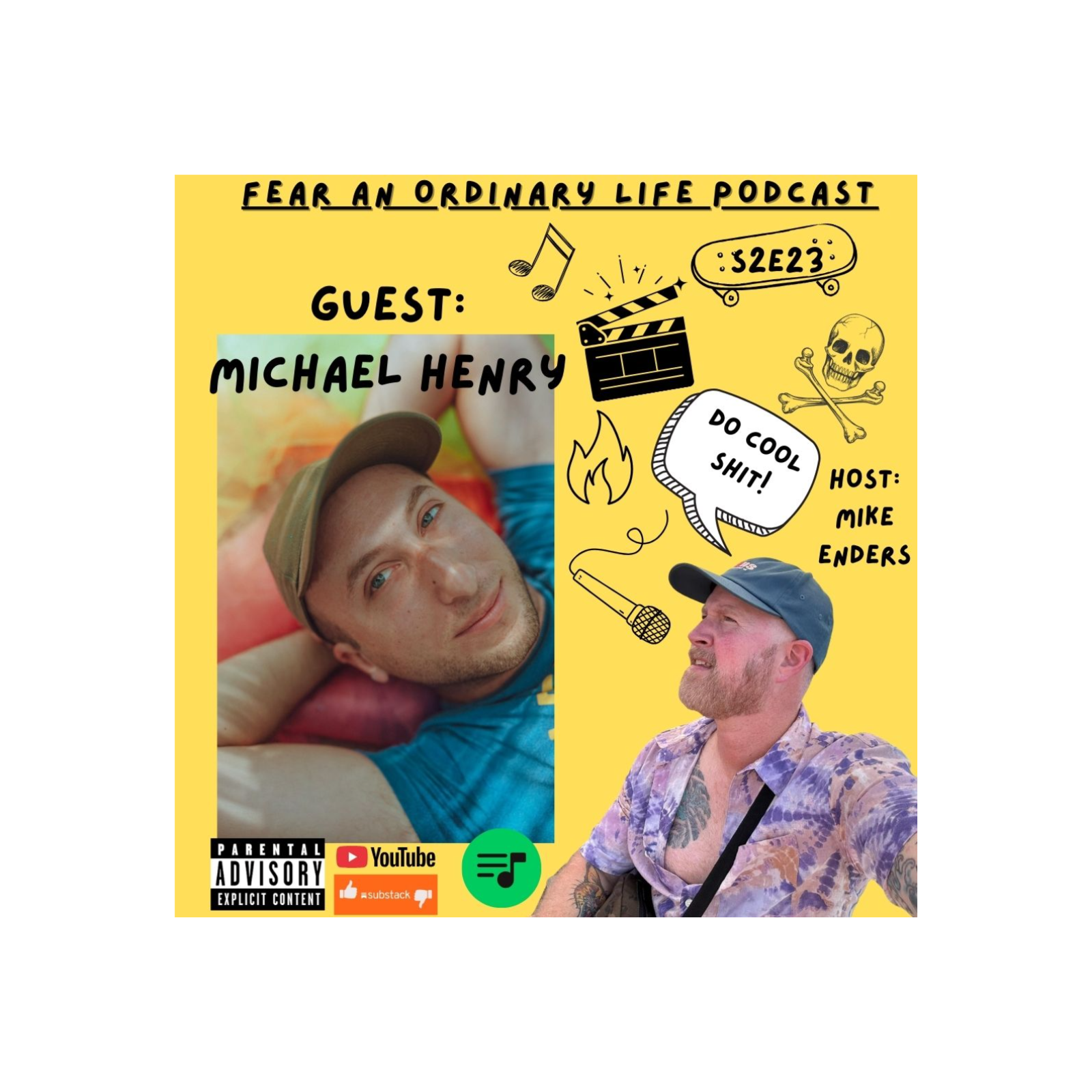 Actor-Comedian Michael Henry, "Wish You Were Queer", Pooping in West Hollywood episode artwork
