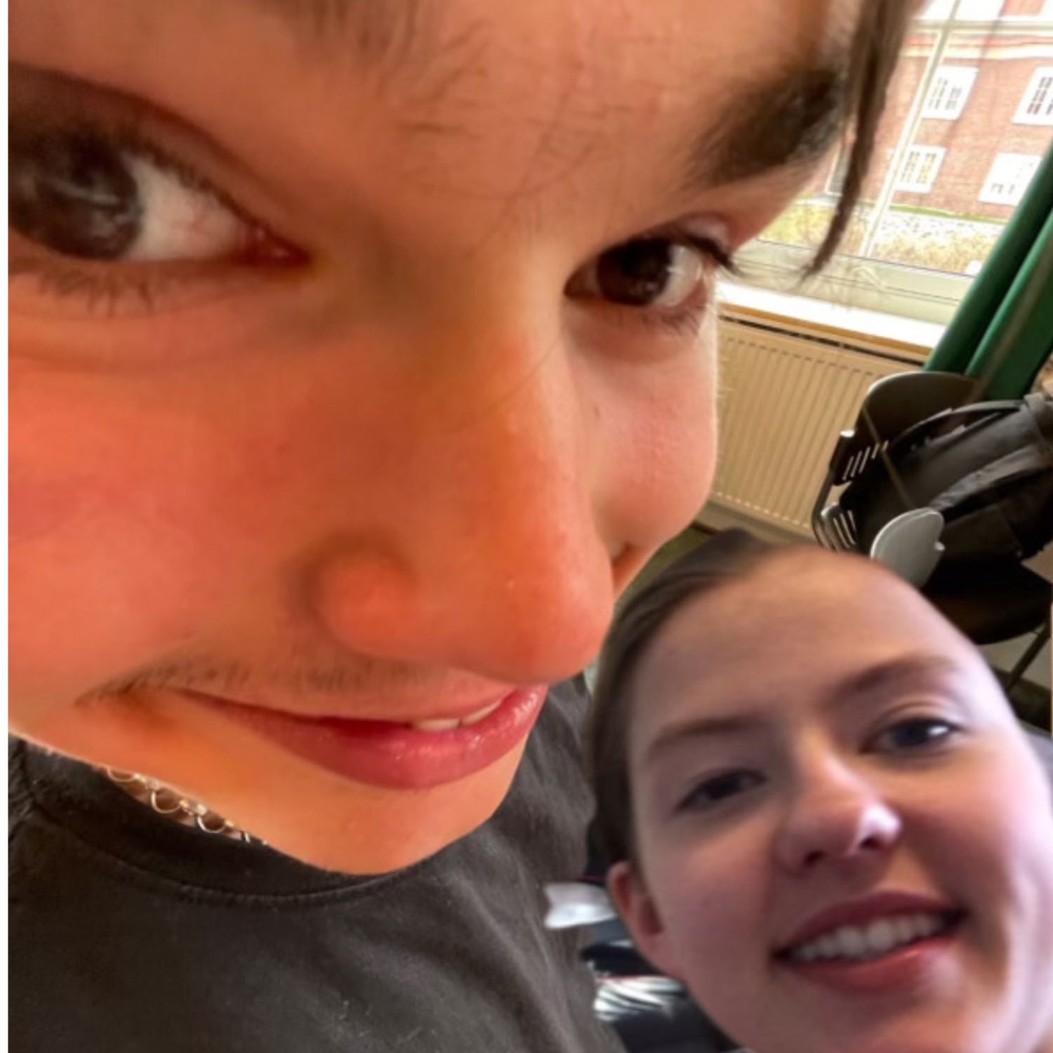 på taket