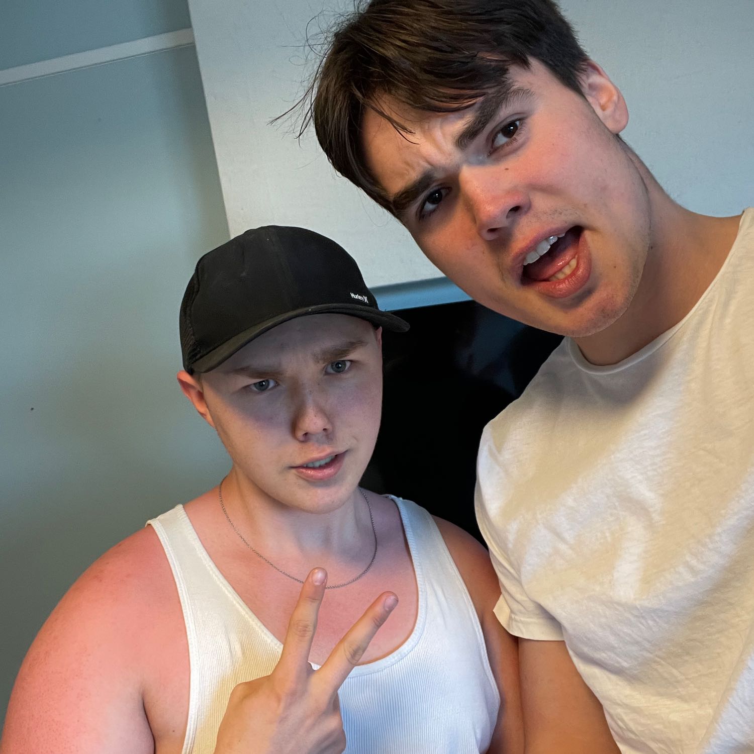 på taket