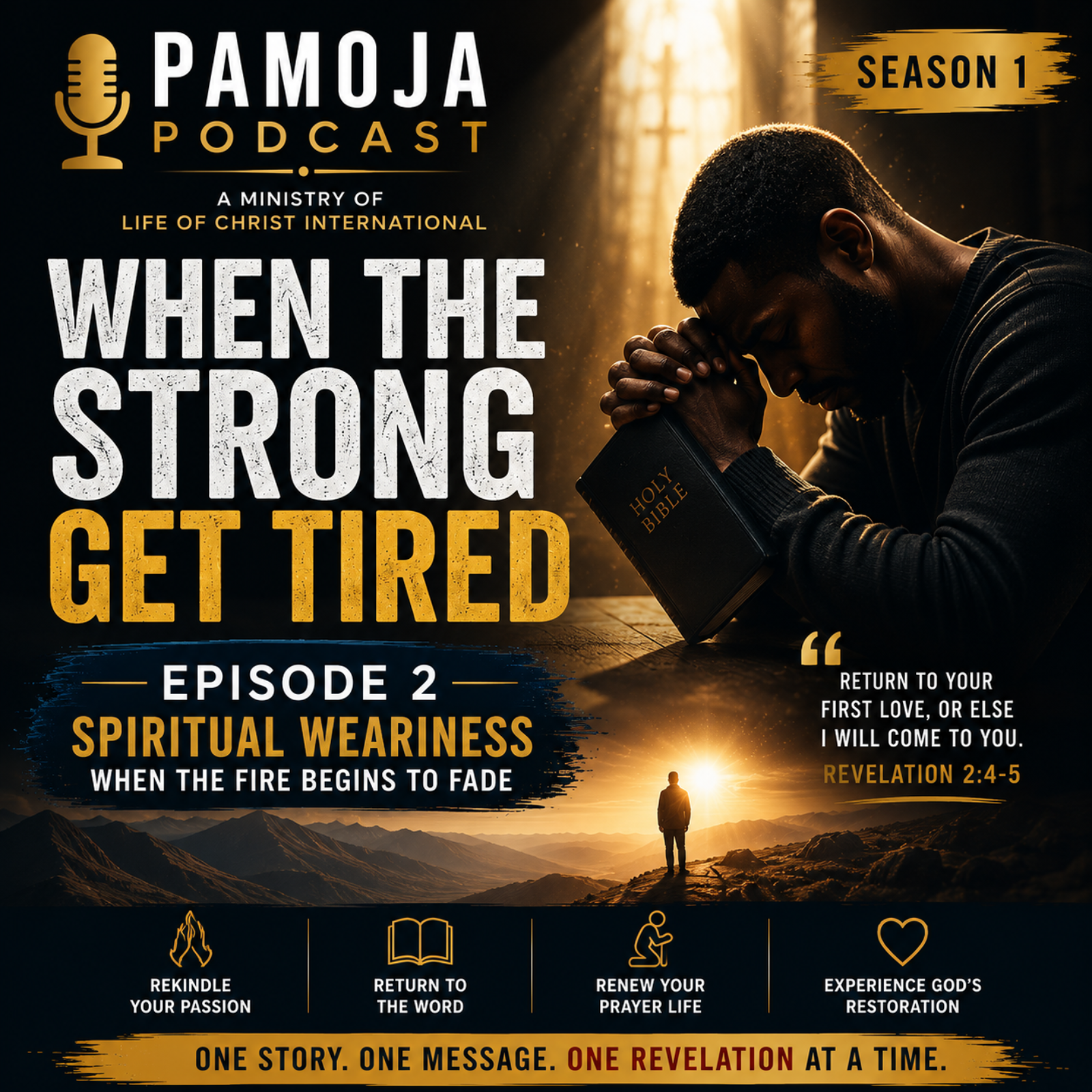 When the Strong Get Tired/ Spiritual Exhaustion/Weariness episode artwork