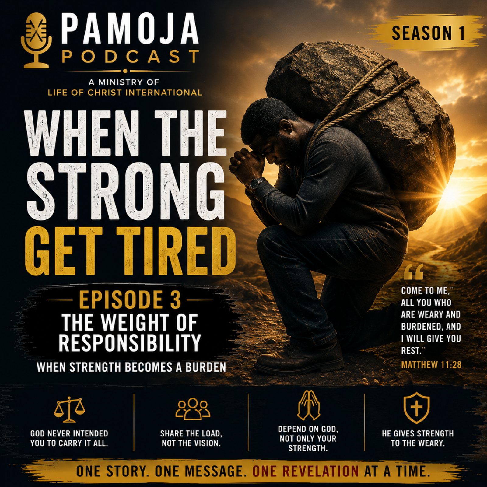 When the Strong Get Tired/ The Weight of Responsibility: When Strength Becomes a Burden episode artwork