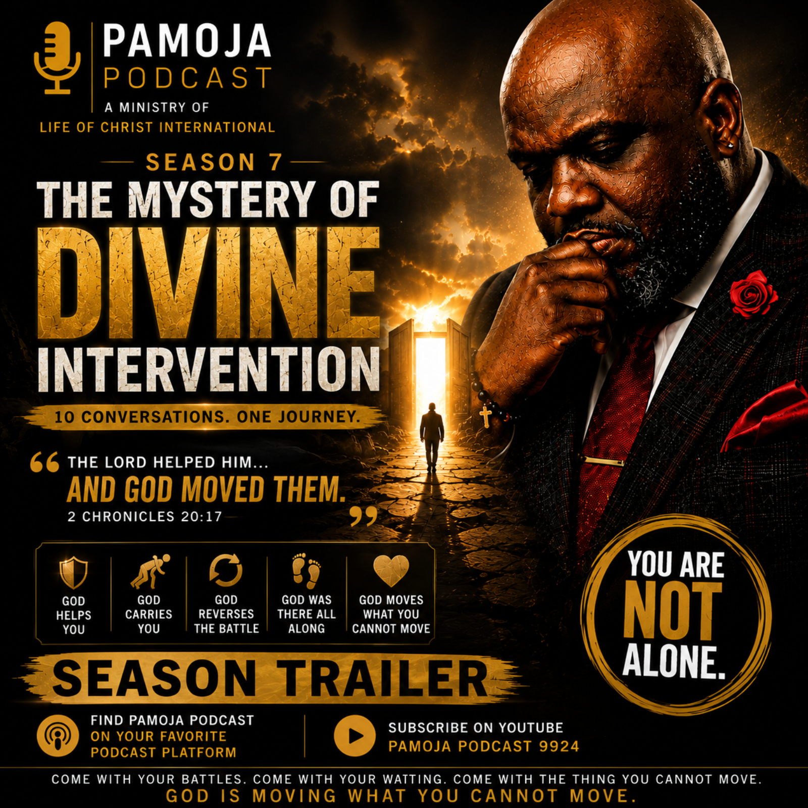 THE MYSTERY OF DIVINE INTERVENTION  Season 7 — Official Trailer 10 Conversations. One Journey. episode artwork