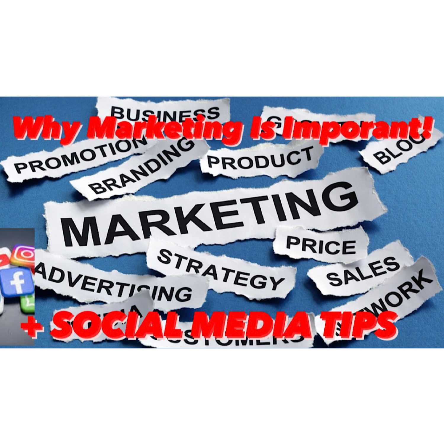 Why Marketing is Important + Social Media Tips episode artwork