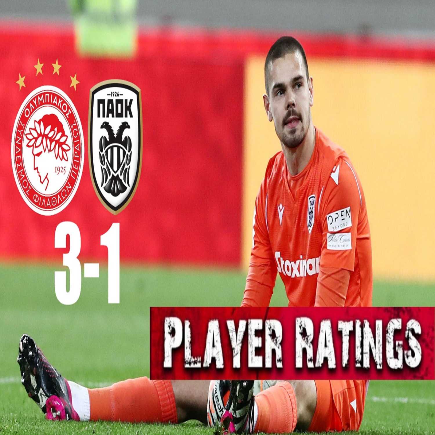 ΟΛΥΜΠΙΑΚΟΣ - ΠΑΟΚ 3-1 Κριτική παικτών Τραγωδία στο Καραϊσκάκη παίκτες και Λουτσέσκου ήταν... αλλού! episode artwork