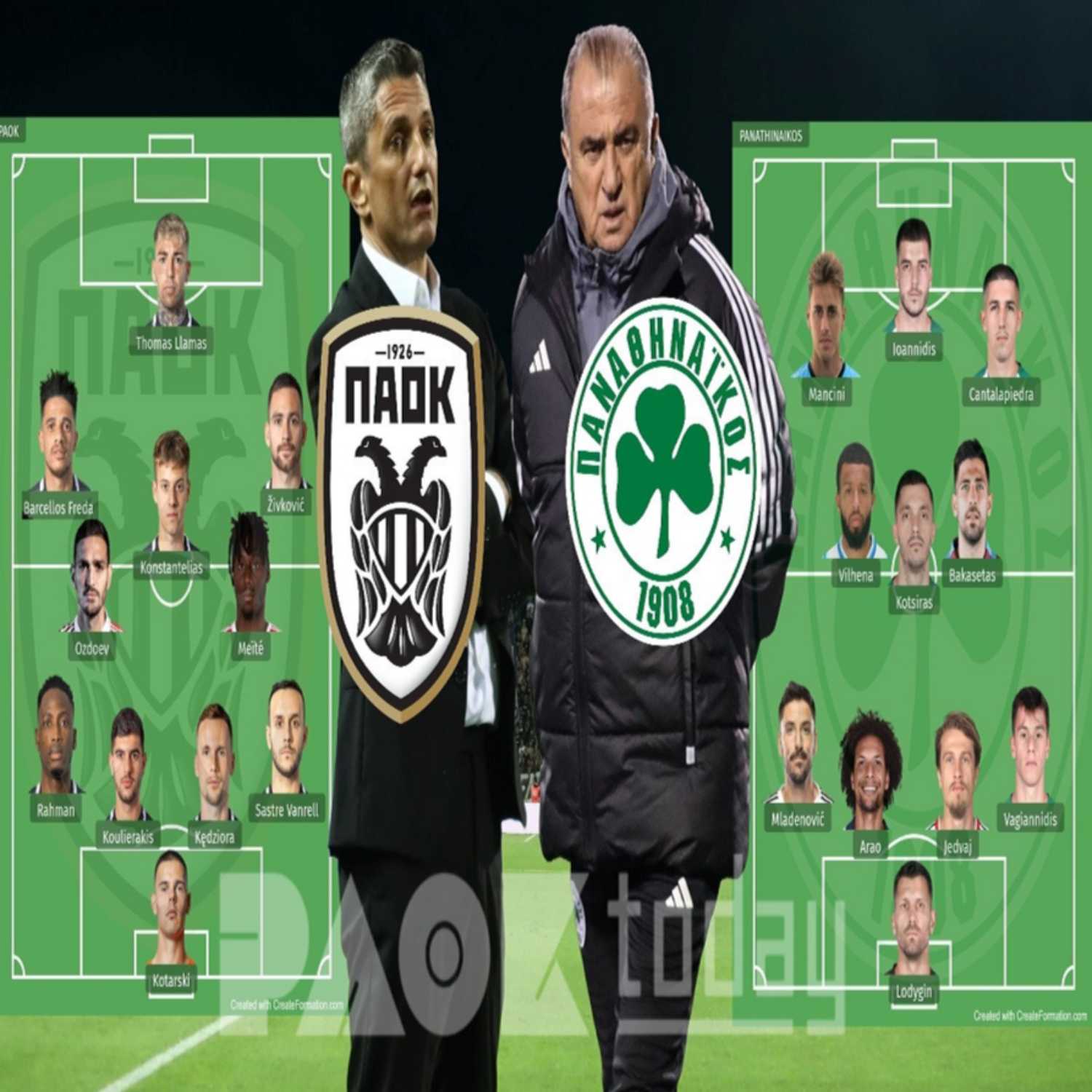 PAOK Today PRE GAME ΠΑΟΚ - ΠΑΝΑΘΗΝΑΙΚΟΣ Ανάλυση πλάνα Λουτσεσκου Τερίμ Κωνσταντέλιας Μπακασέτας episode artwork