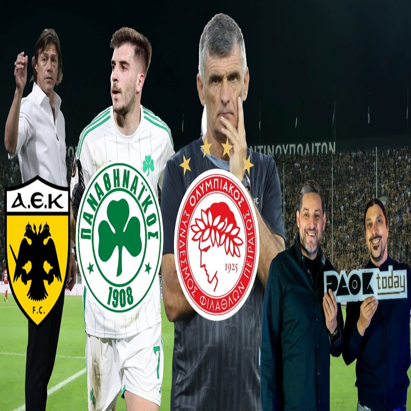 PAOK Today: Μάχη τίτλου Οι ρεπόρτερ ΑΕΚ Παναθηναϊκού Ολυμπιακού μας βάζουν στο κλίμα ενόψει ντέρμπι episode artwork