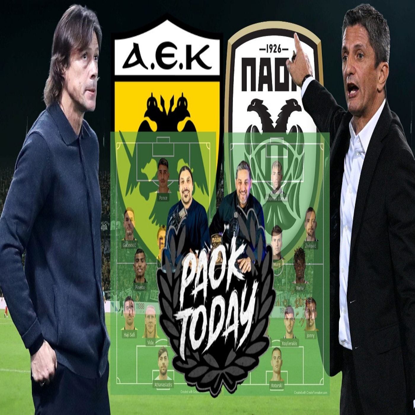 PAOK Today Live Η μεγάλη μάχη τίτλου ΑΕΚ - ΠΑΟΚ πιθανές 11άδες το τροχαίο του αληταρά Μπράντον! episode artwork