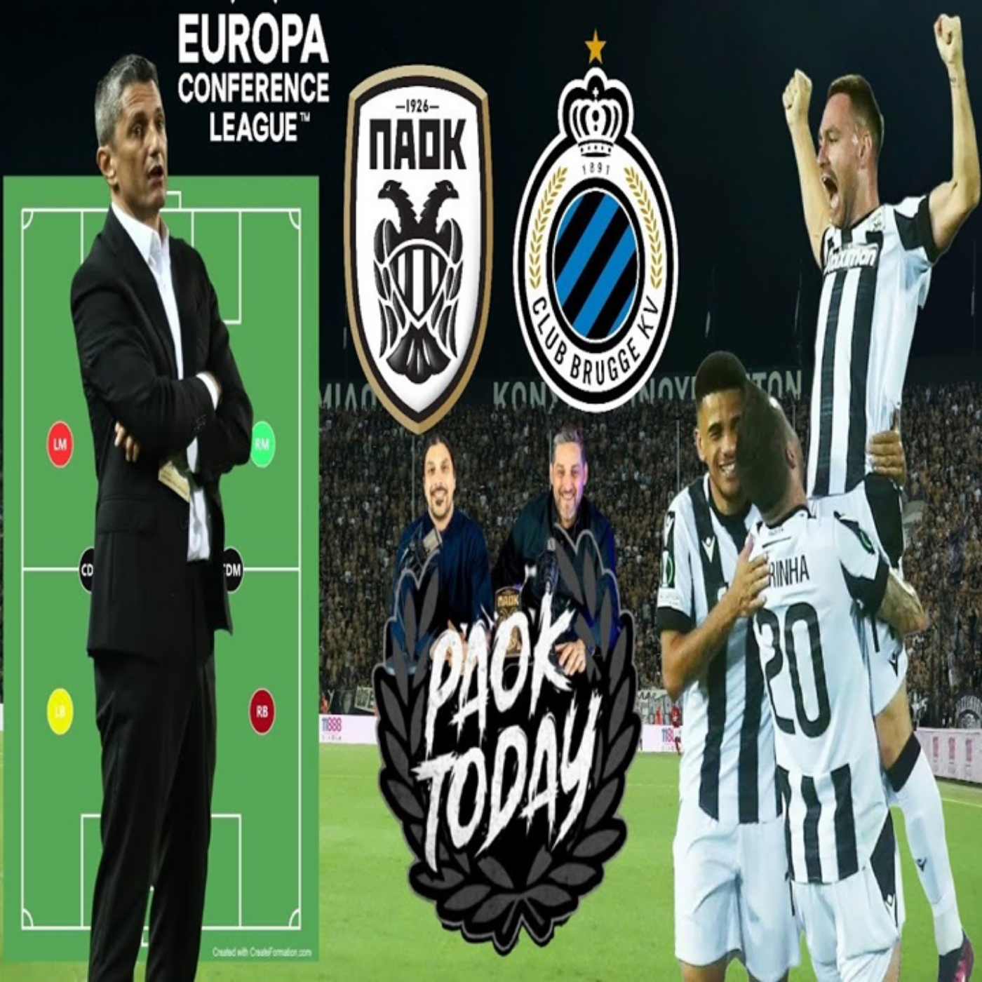 PAOK Today Live: ΠΑΟΚ - Μπριζ Η ώρα για το ιστορικό ματς του Δικεφάλου! Με πυρετό για την πρόκριση! episode artwork