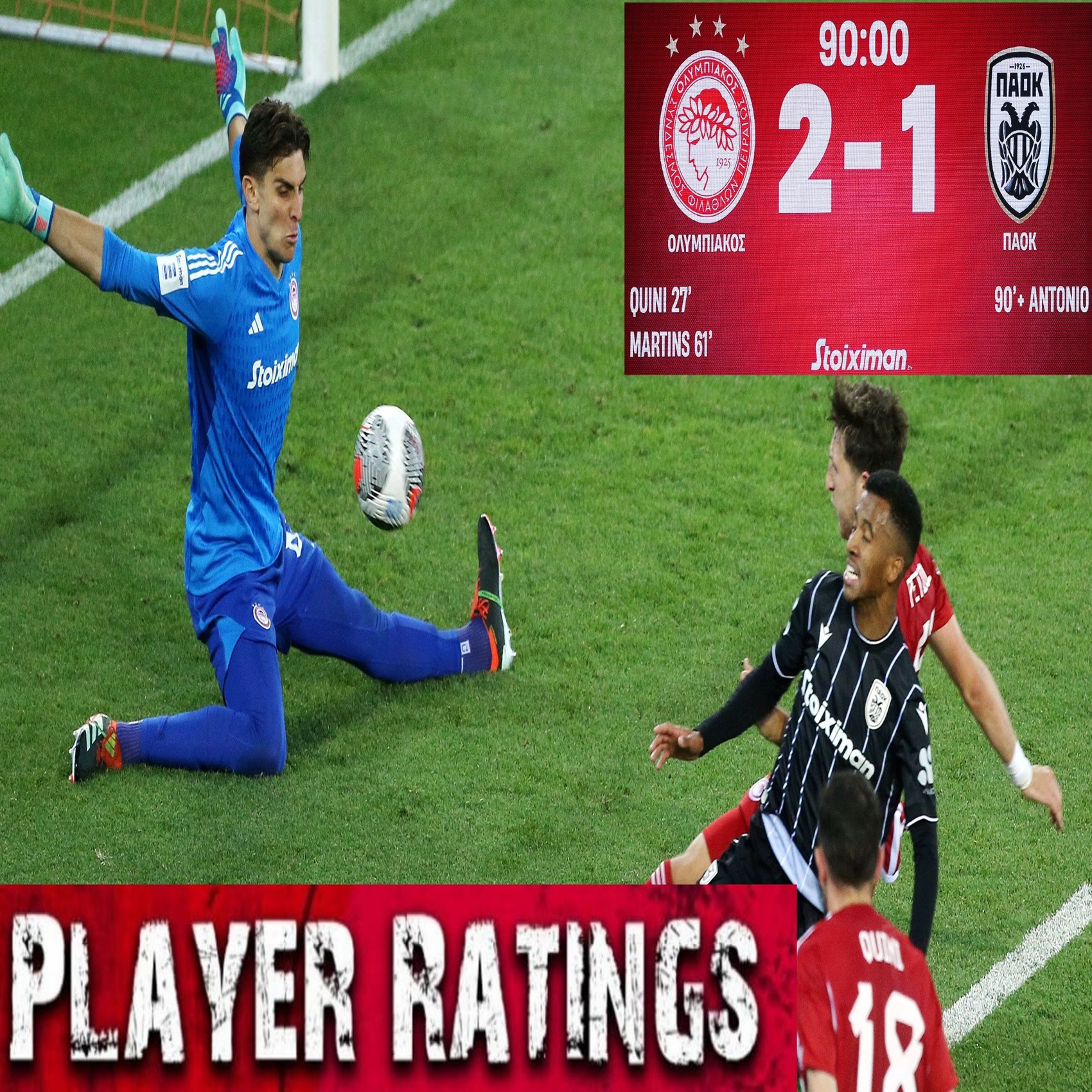 ΟΛΥΜΠΙΑΚΟΣ - ΠΑΟΚ 2-1 ΚΡΙΤΙΚΗ ΠΑΙΚΤΩΝ: Κακός ΠΑΟΚ, αλλοίωσε το αποτέλεσμα ο διαιτητής episode artwork