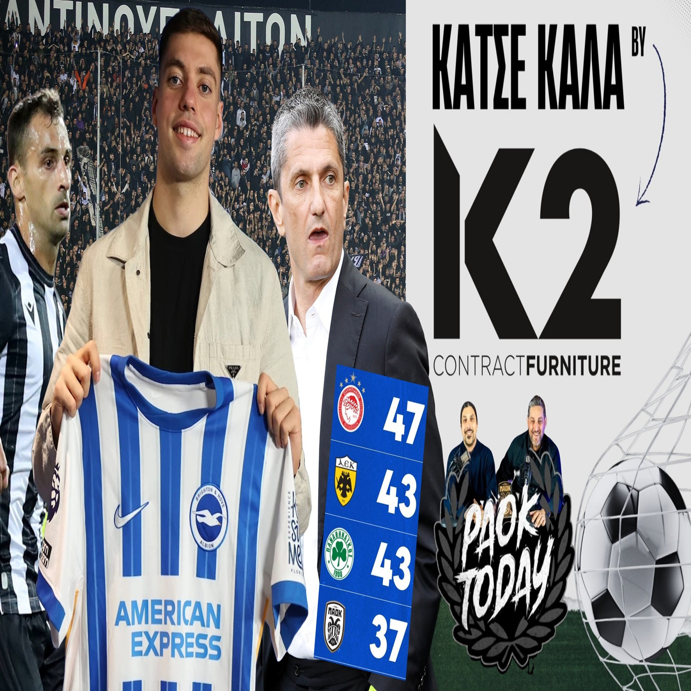 Κάτσε Καλά ft Ο ΠΑΟΚ που πουλάει σωστά αγοράζει λάθος και έκανε πισωγύρισμα by K2 Contract Furniture episode artwork
