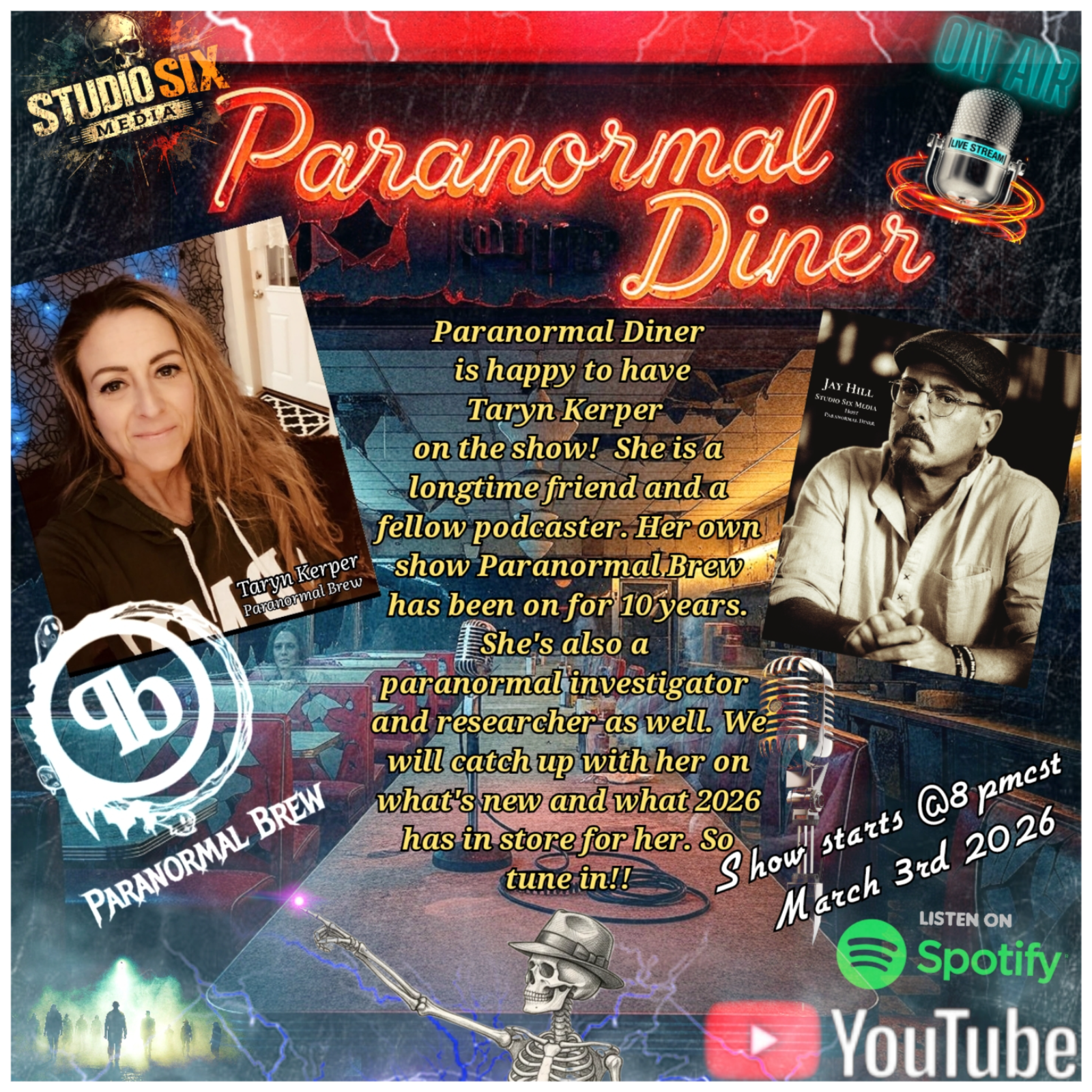Paranormal Diner  episode artwork