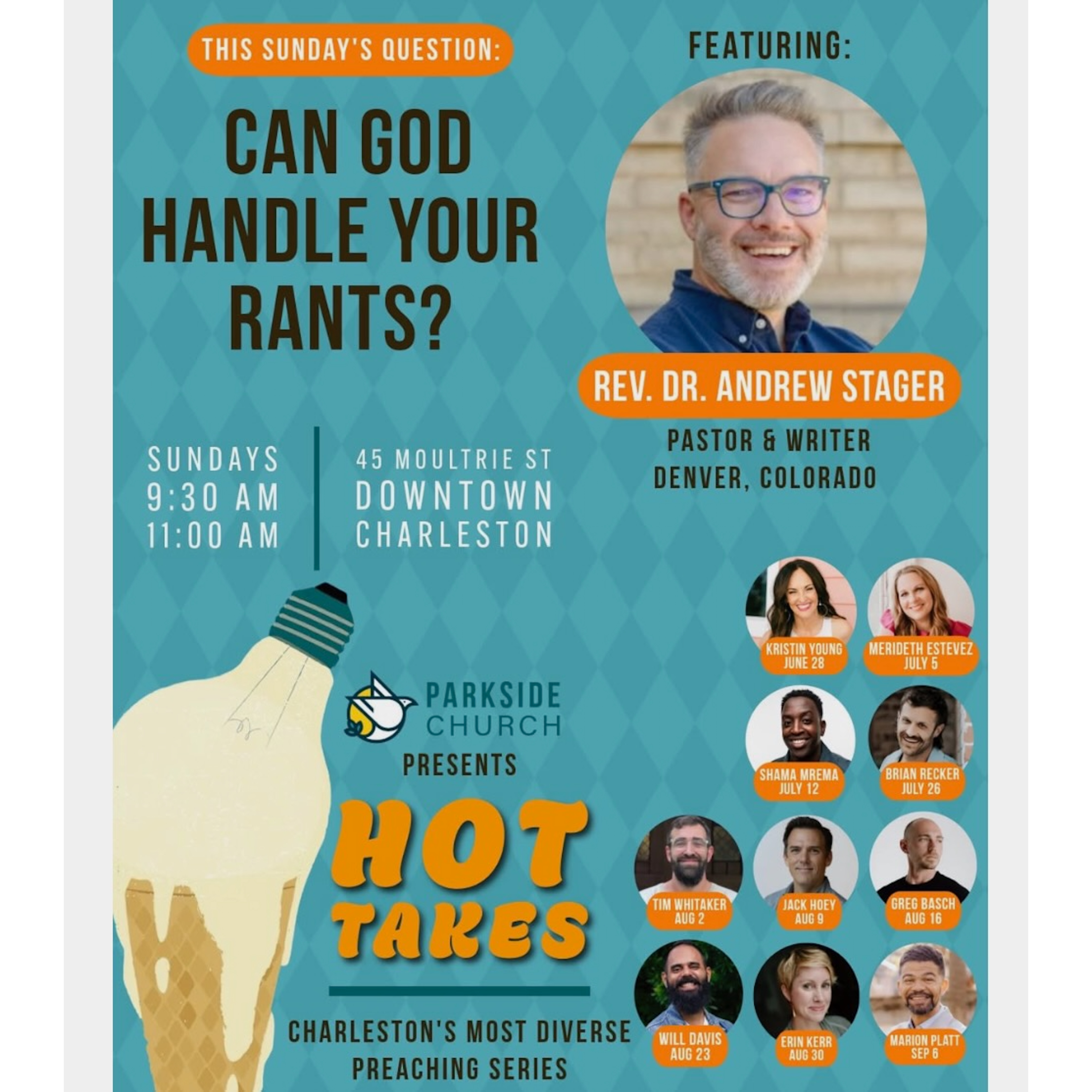 Summer Hot Takes: Can God Handle Your Rants? | Rev. Dr. Andrew Stager episode artwork