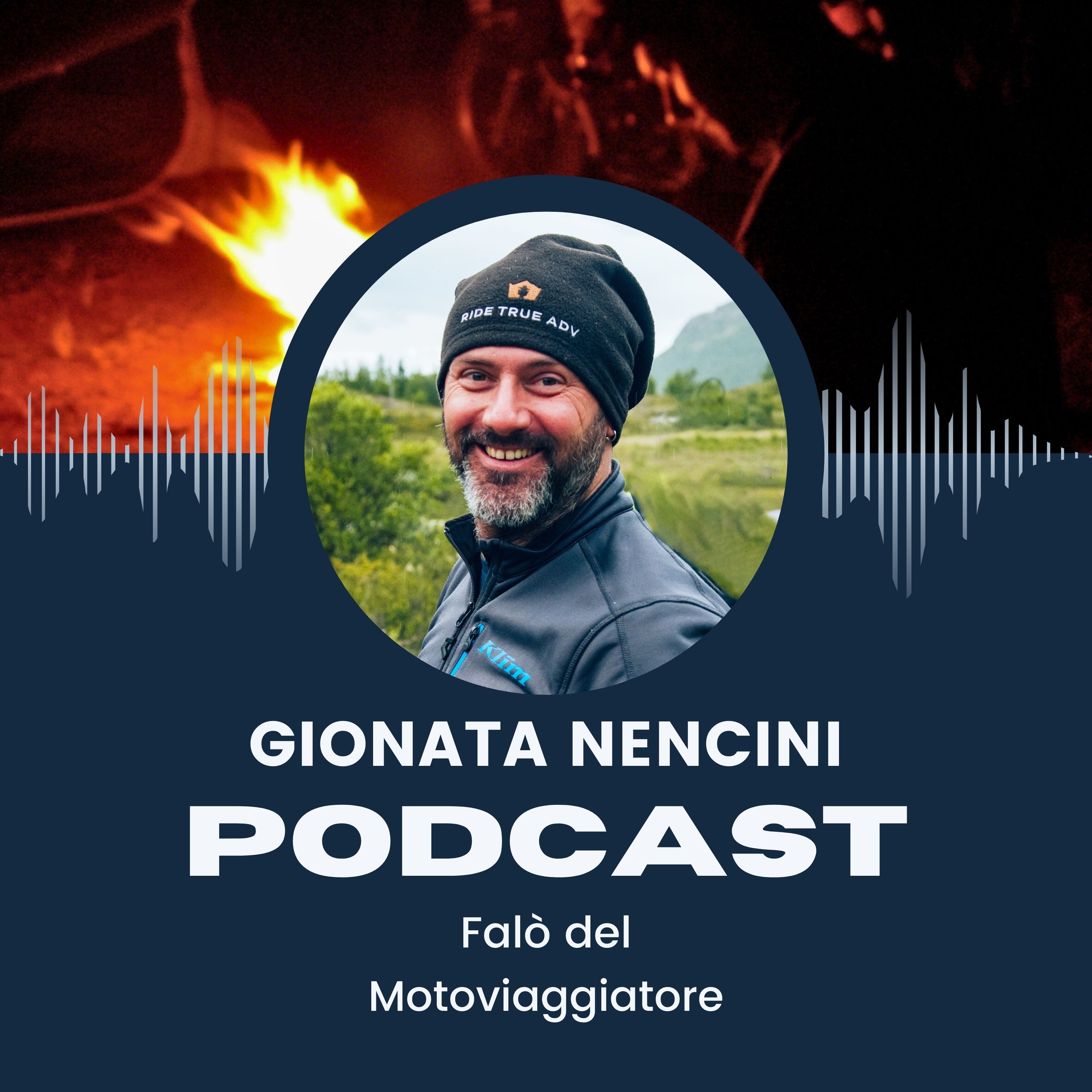 Falò del Motoviaggiatore condotto da Gionata Nencini negli studi di @motoviaggiostore