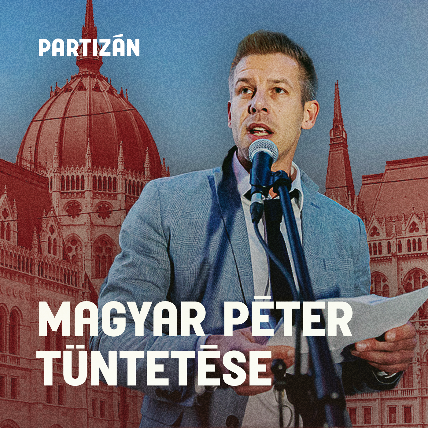 Élő adás Magyar Péter demonstrációjáról