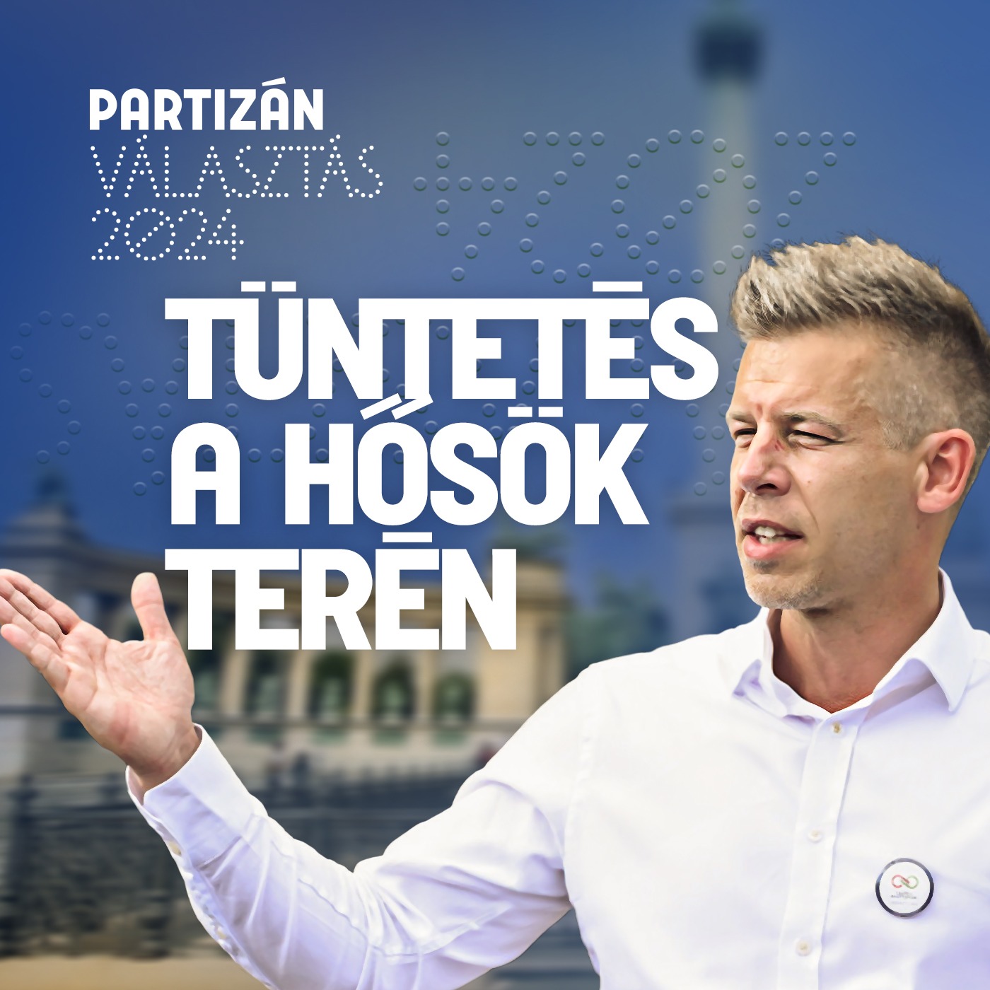 Élőben Magyar Péter kampányzáró tüntetéséről