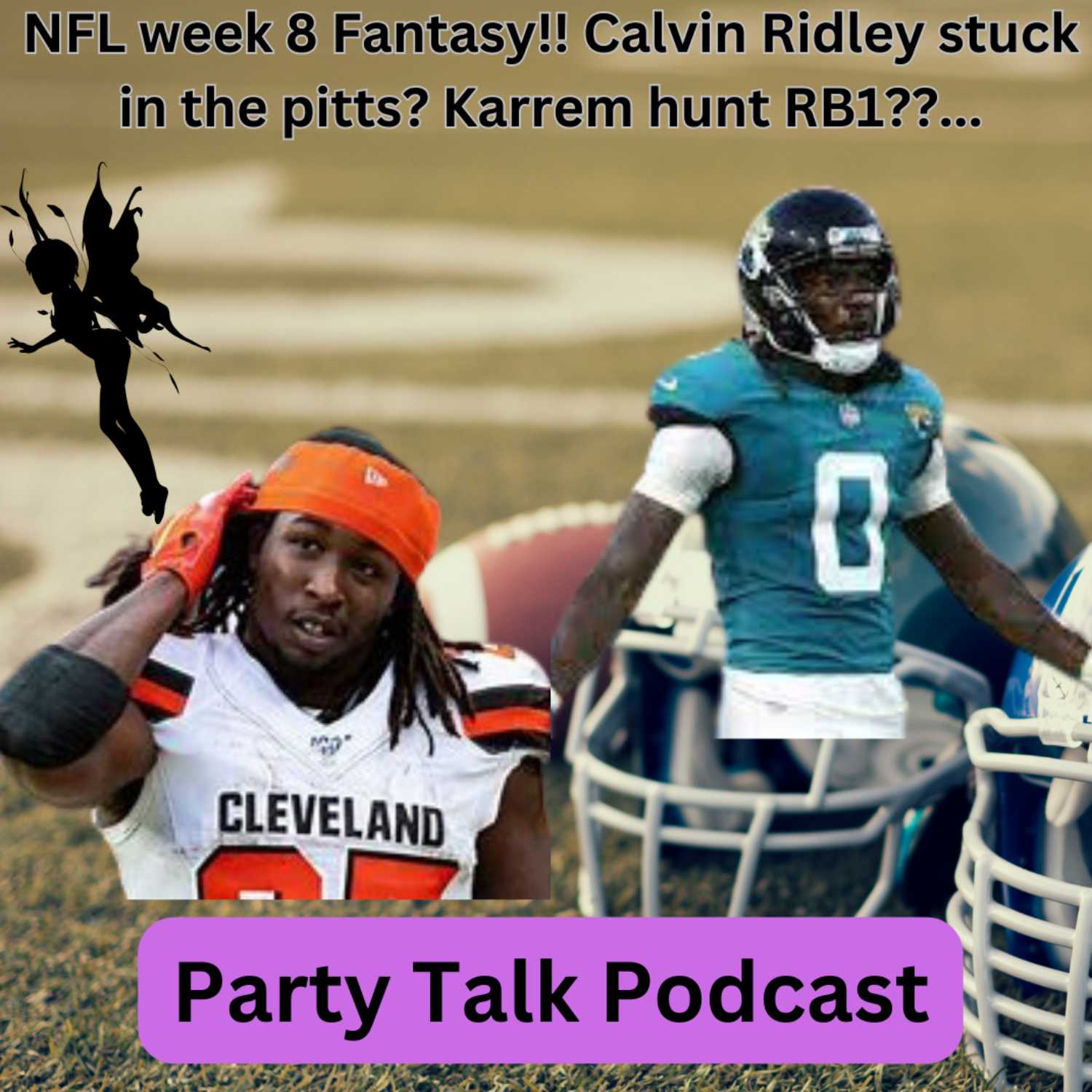 NFL week 8 Fantasy!! Calvin Ridley stuck in the pitts? Kareem hunt RB1??...