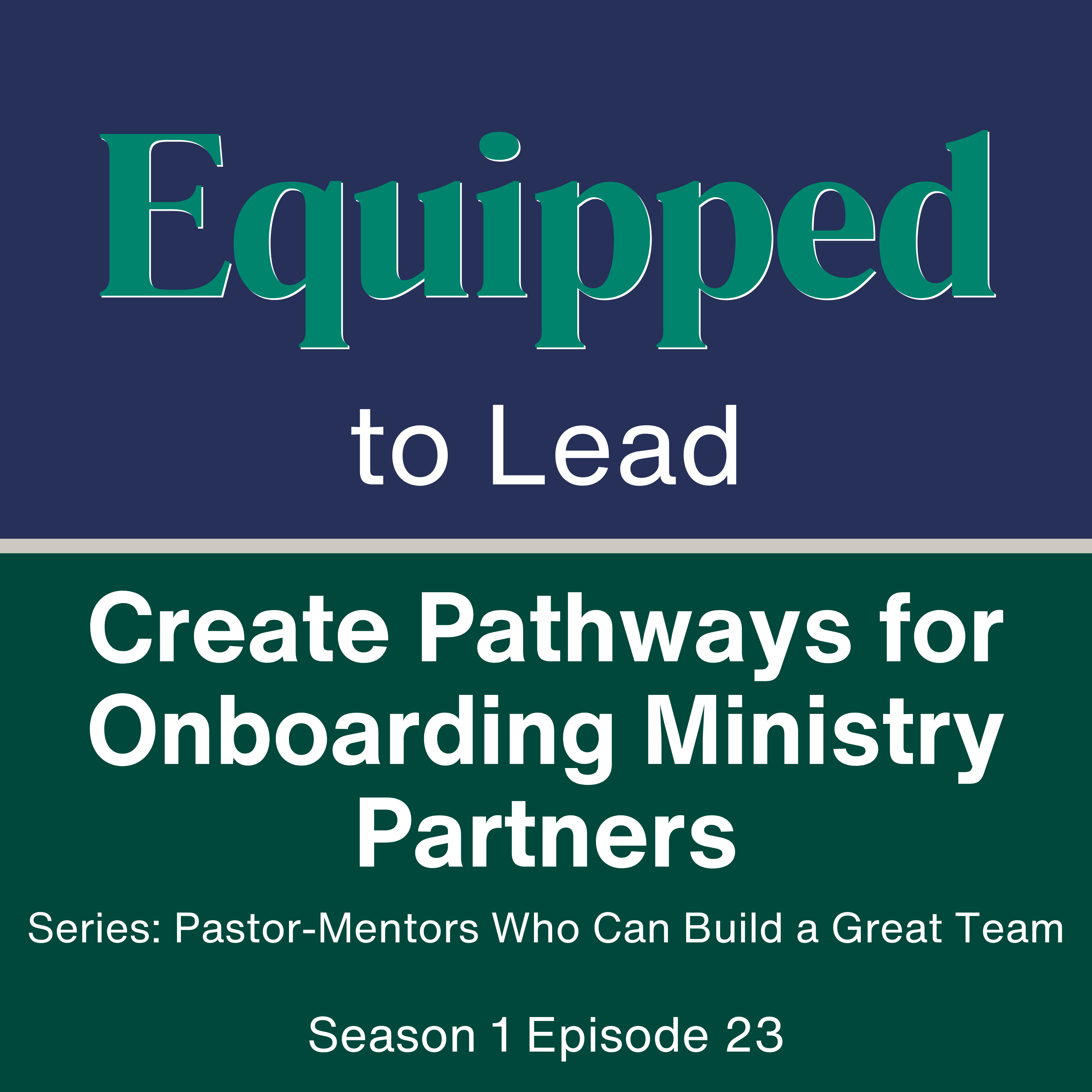Paul to Timothy - EQUIPPED to Lead