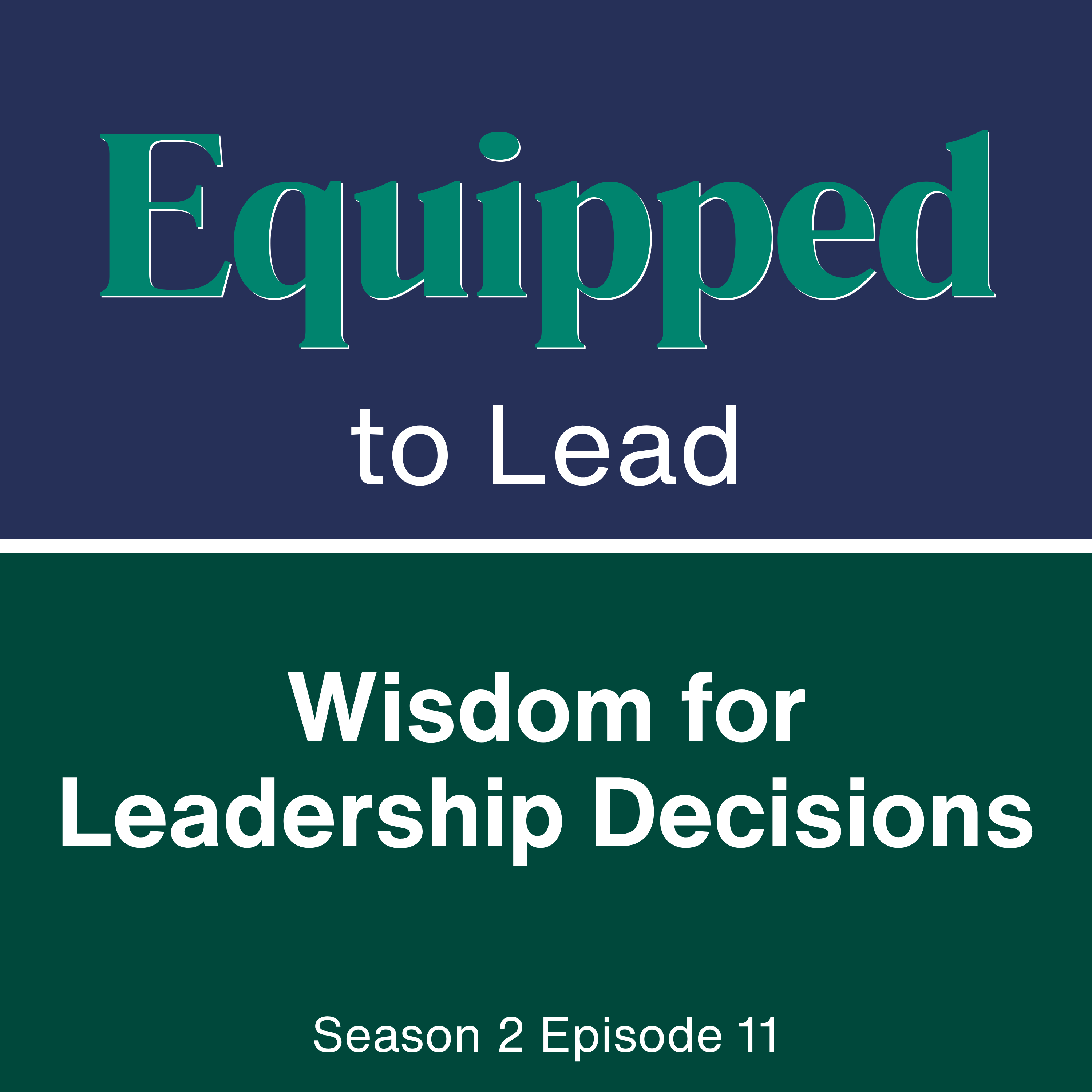 Paul to Timothy - EQUIPPED to Lead