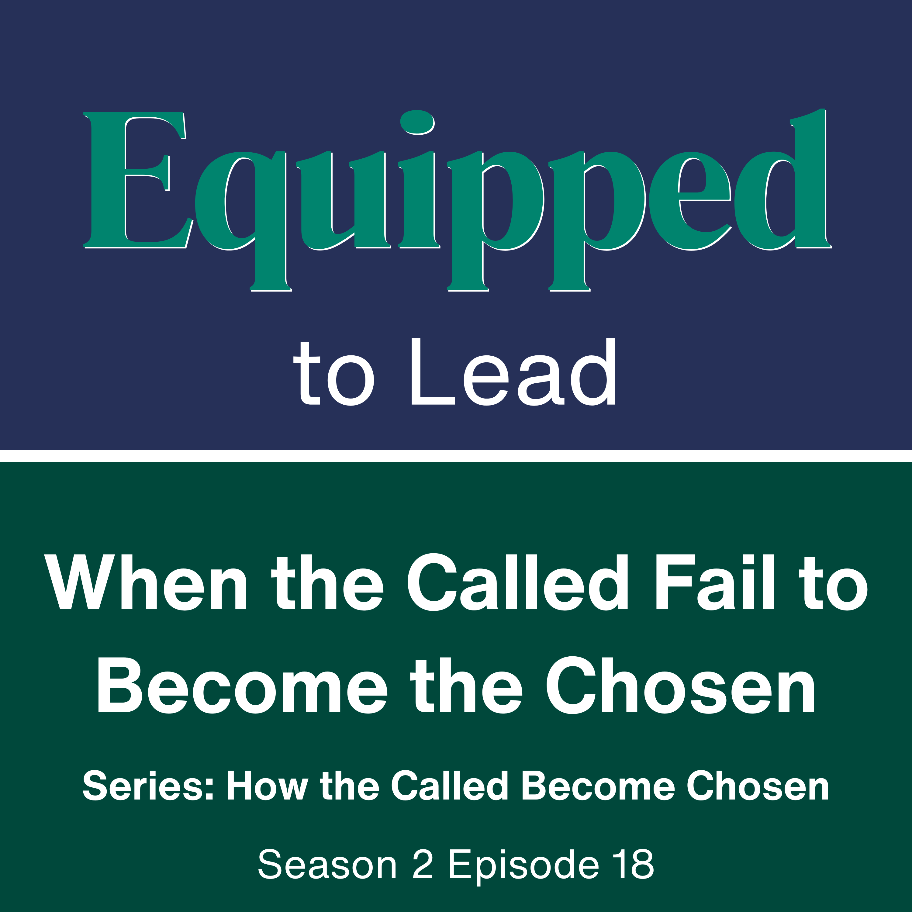 Paul to Timothy - EQUIPPED to Lead