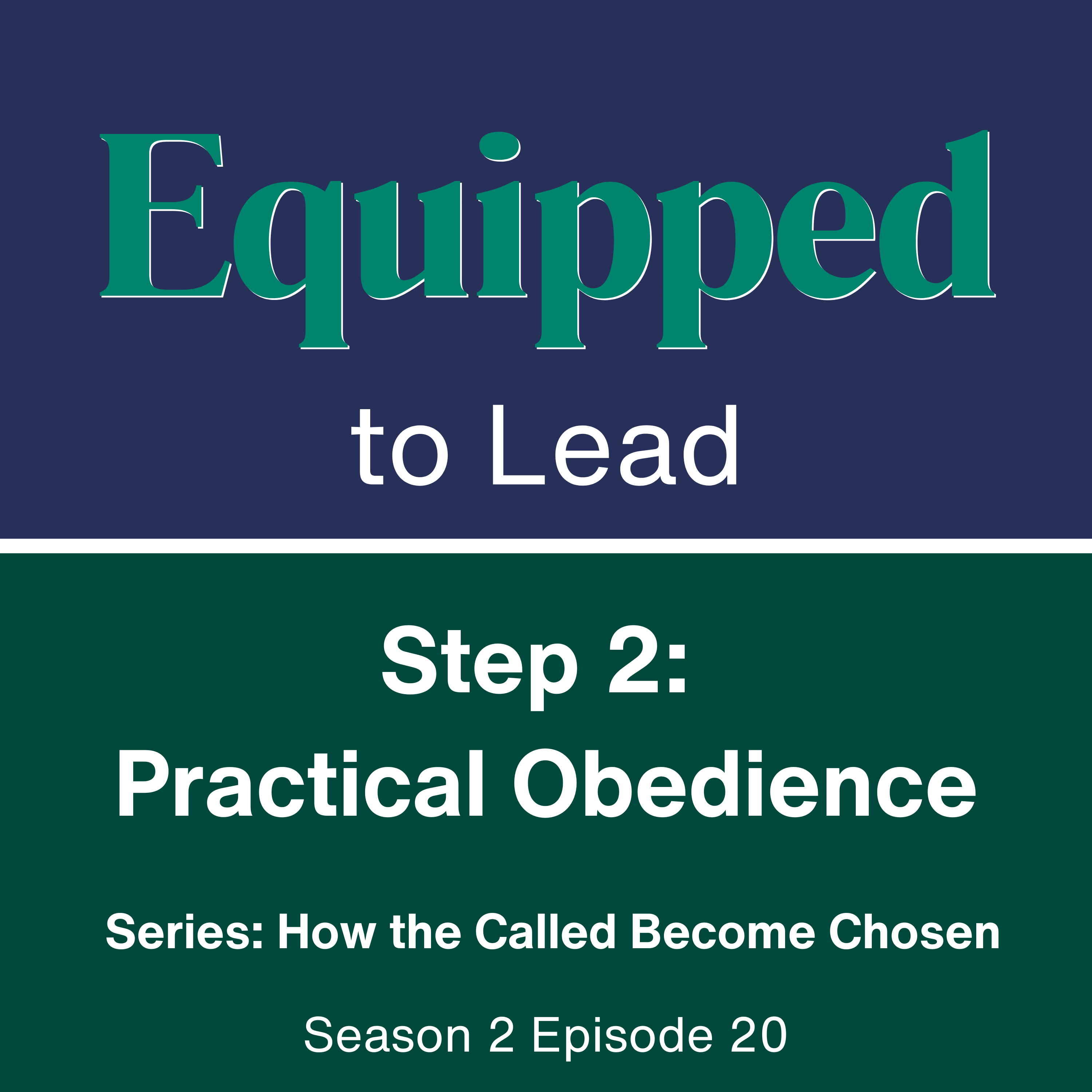 Paul to Timothy - EQUIPPED to Lead