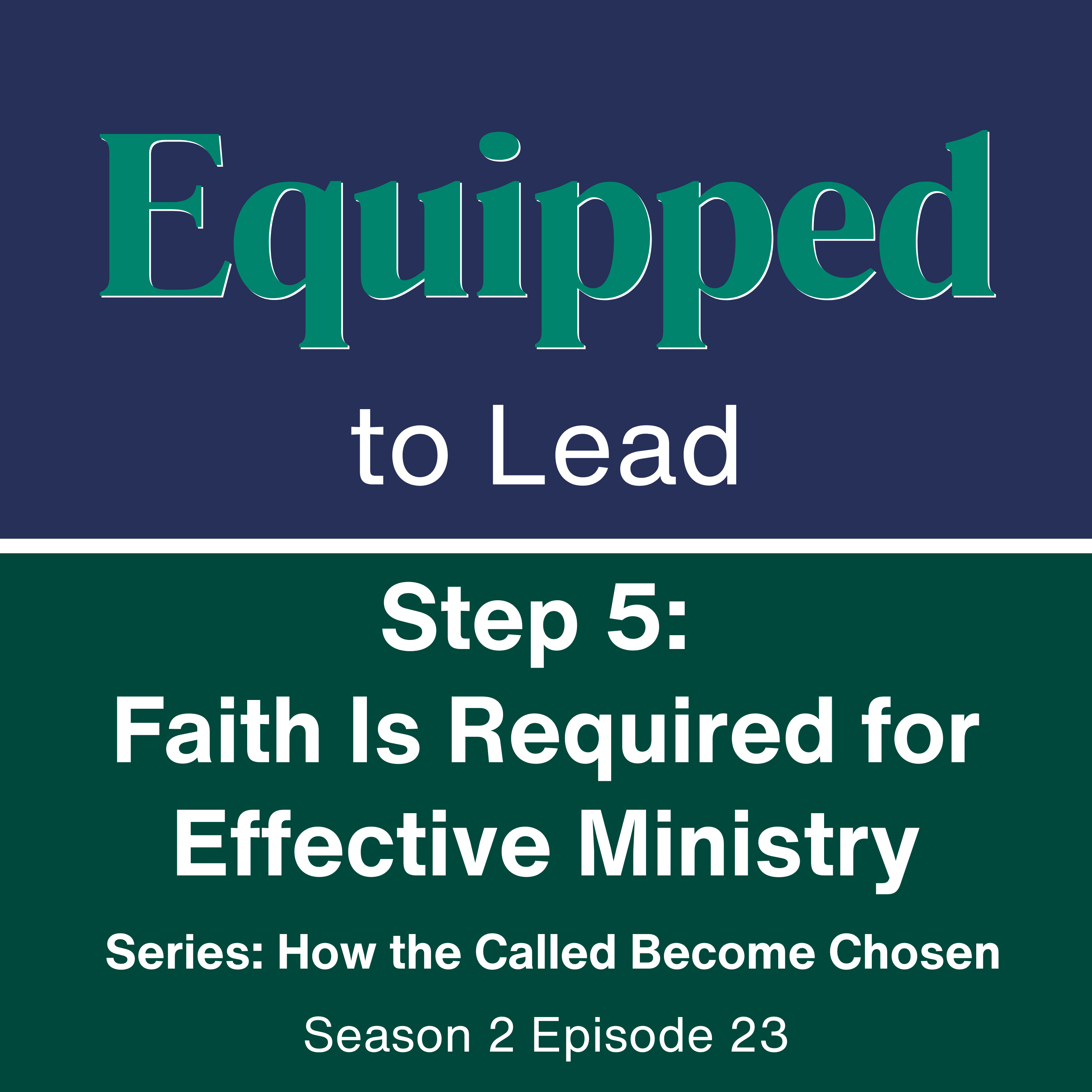 Paul to Timothy - EQUIPPED to Lead
