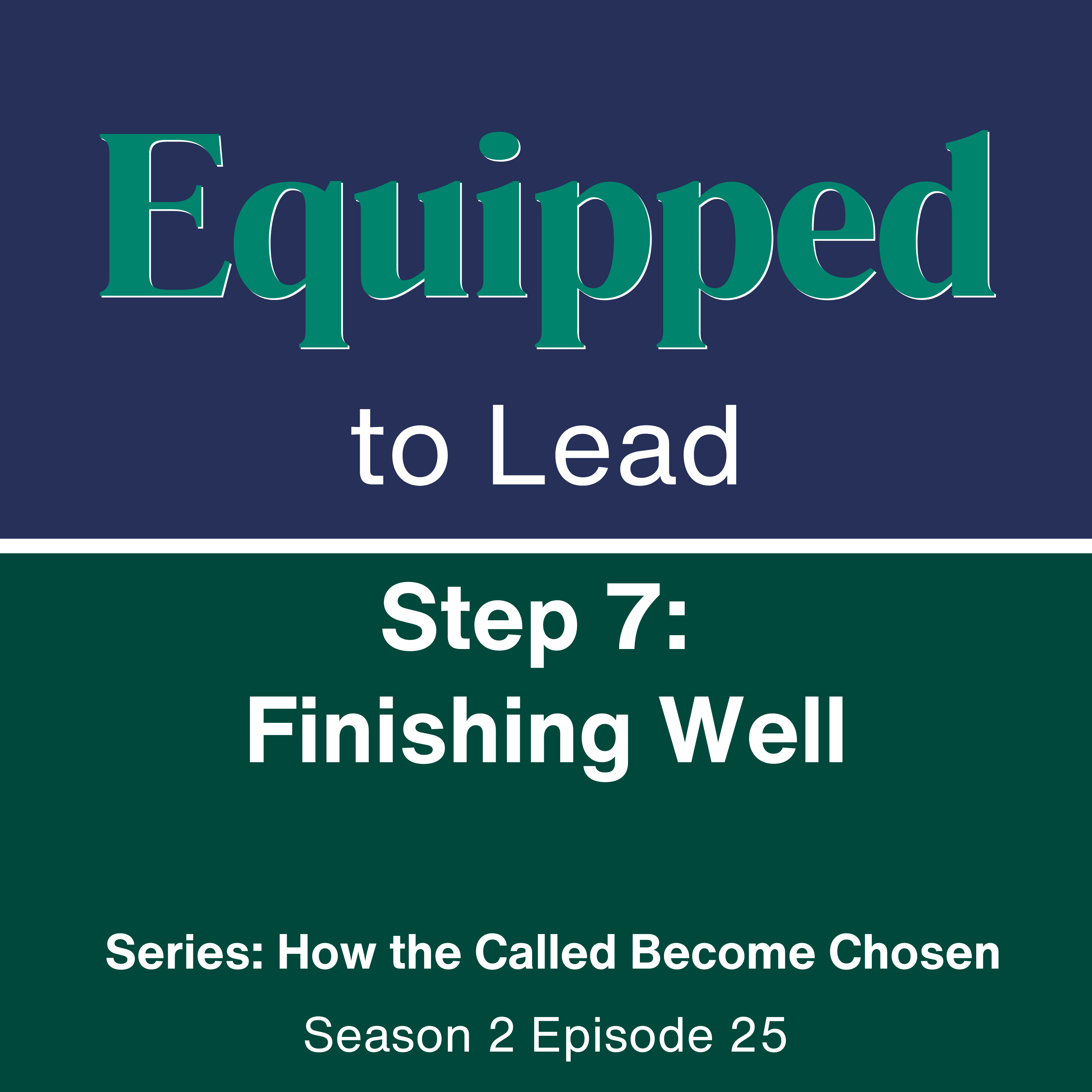 Paul to Timothy - EQUIPPED to Lead