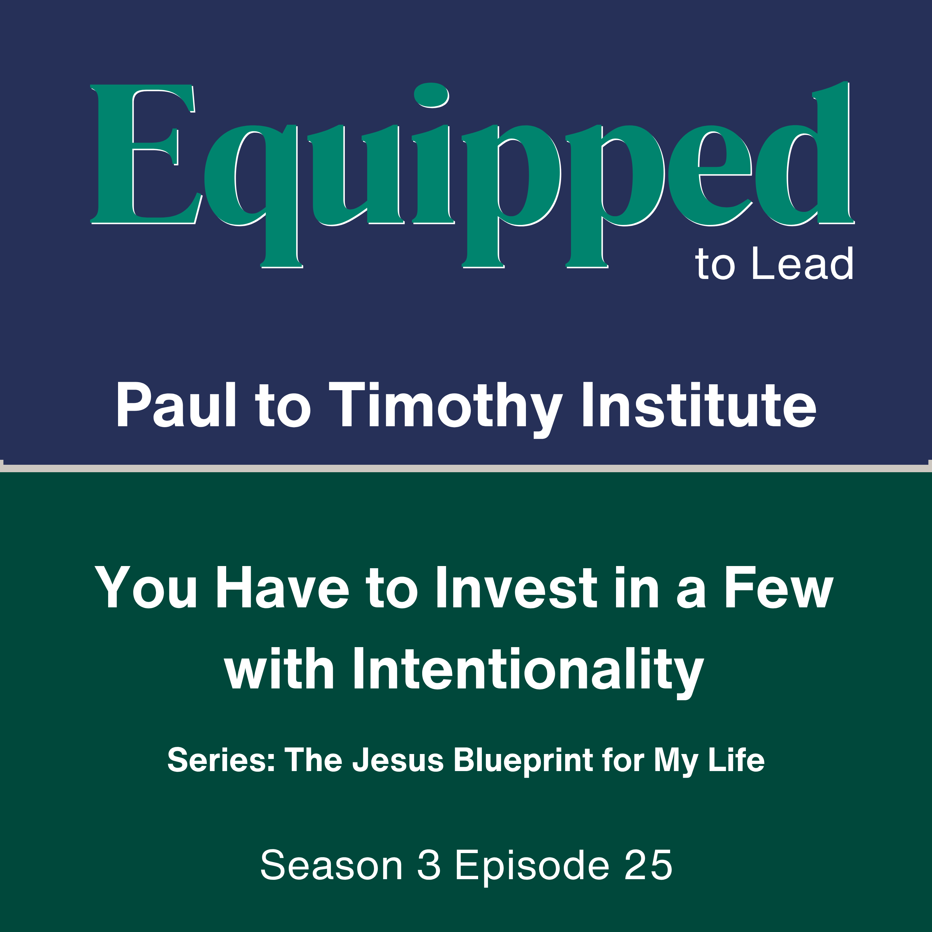 You have to Invest with Intentionality episode artwork