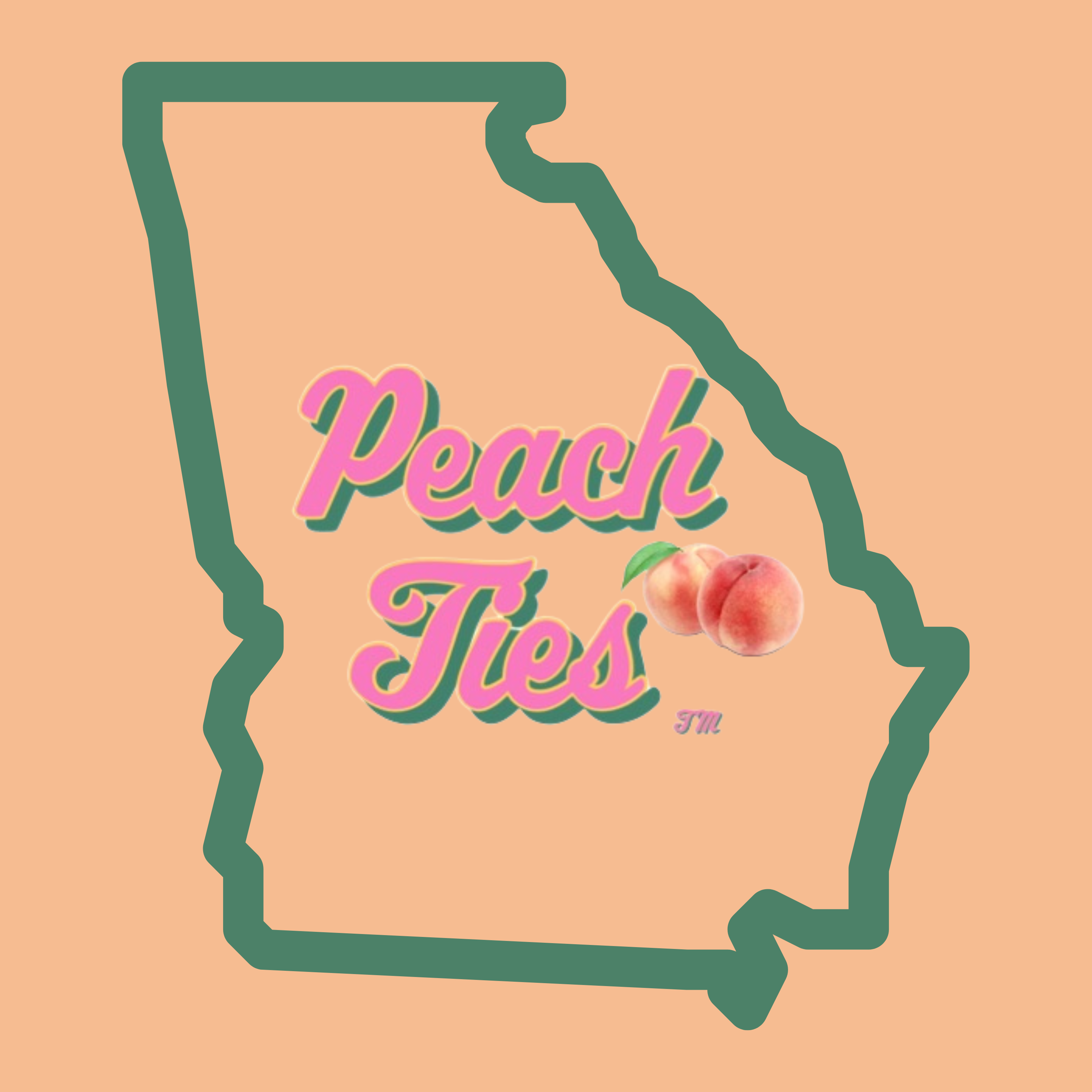 Peach Ties